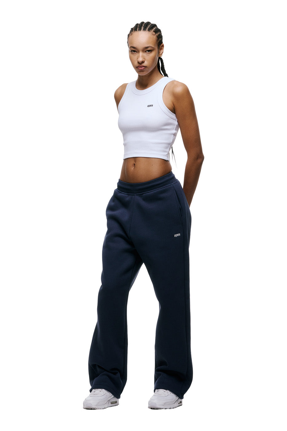 OPEN LEG JOGGER NAVY