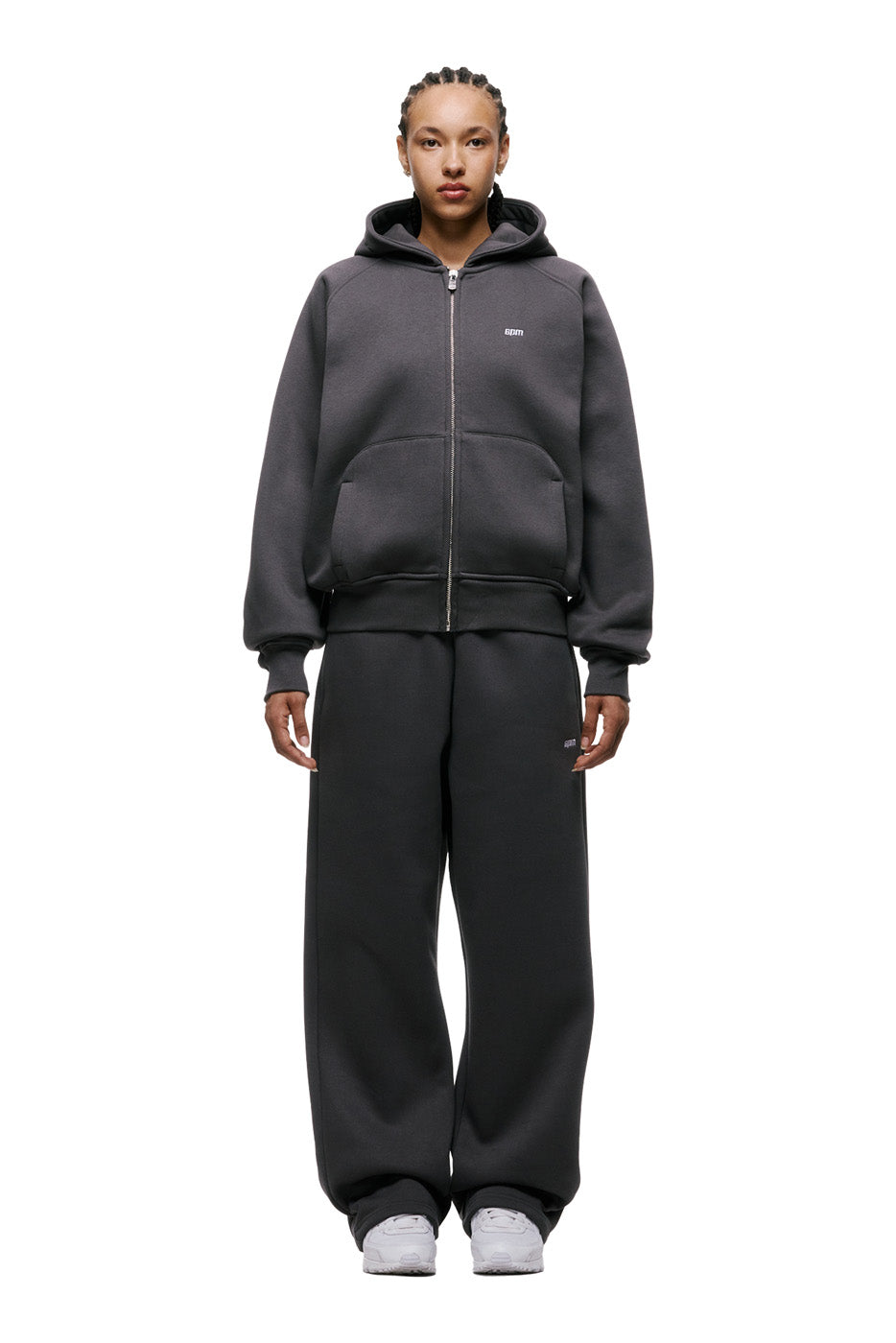 ZIP HOODIE ANTHRACITE