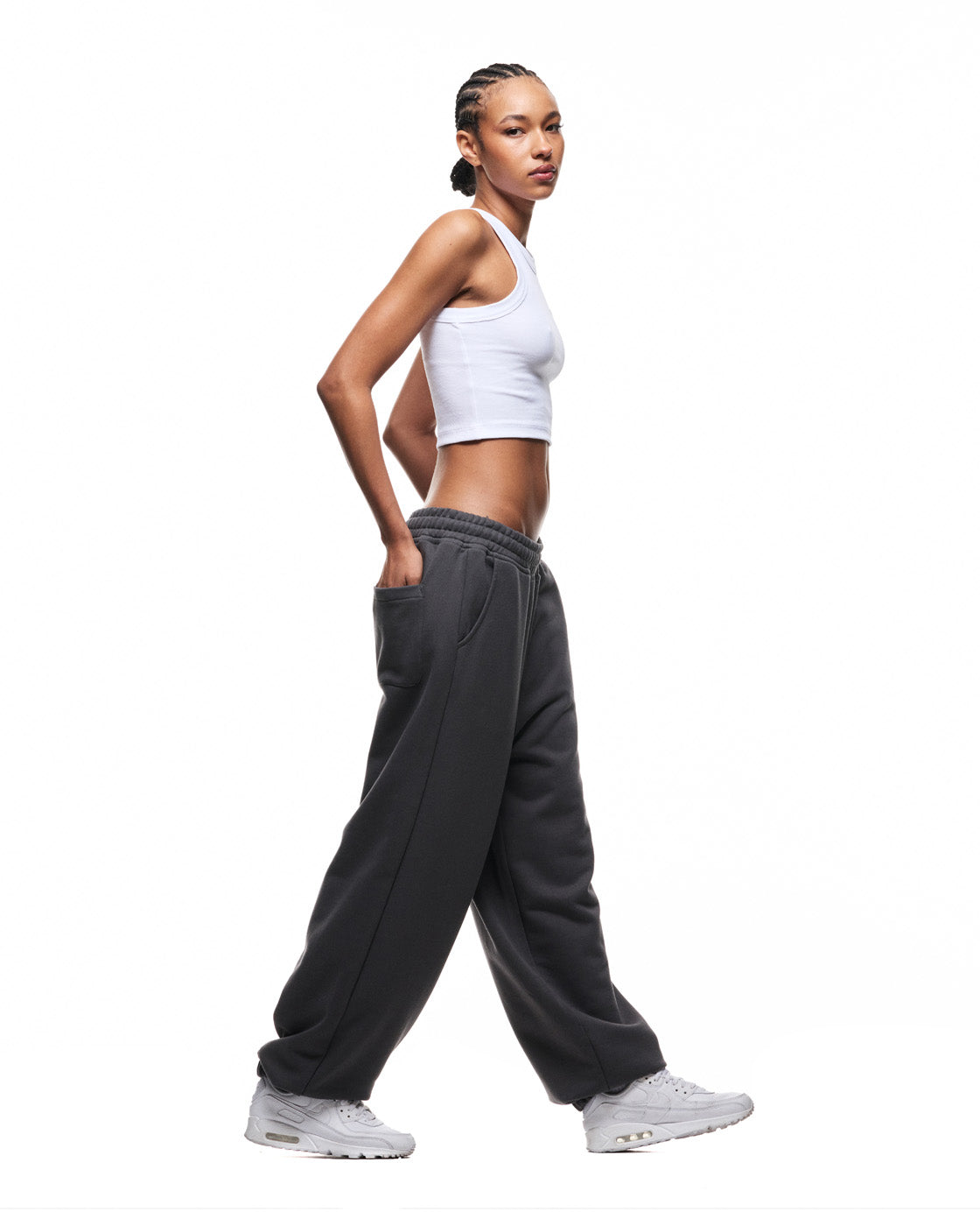 6PM+ BAGGY CUFFED JOGGER ANTHRACITE