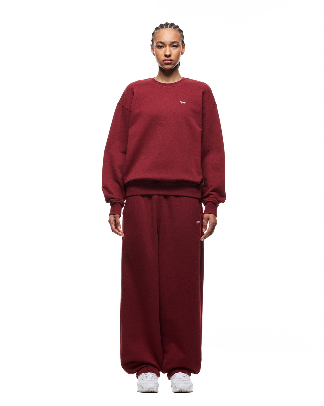 6PM+ CREWNECK '26 WINE RED
