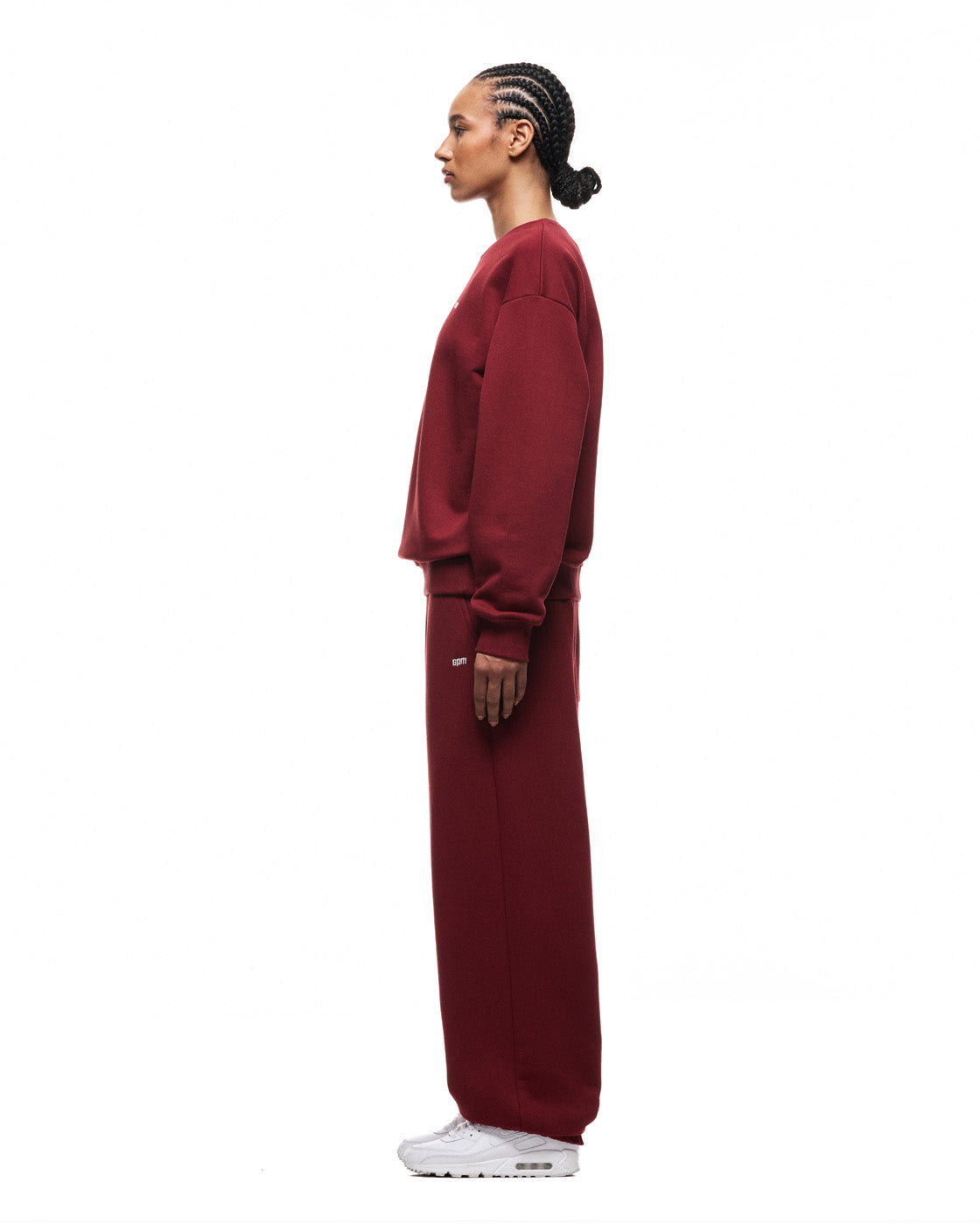 6PM+ CREWNECK '26 WINE RED