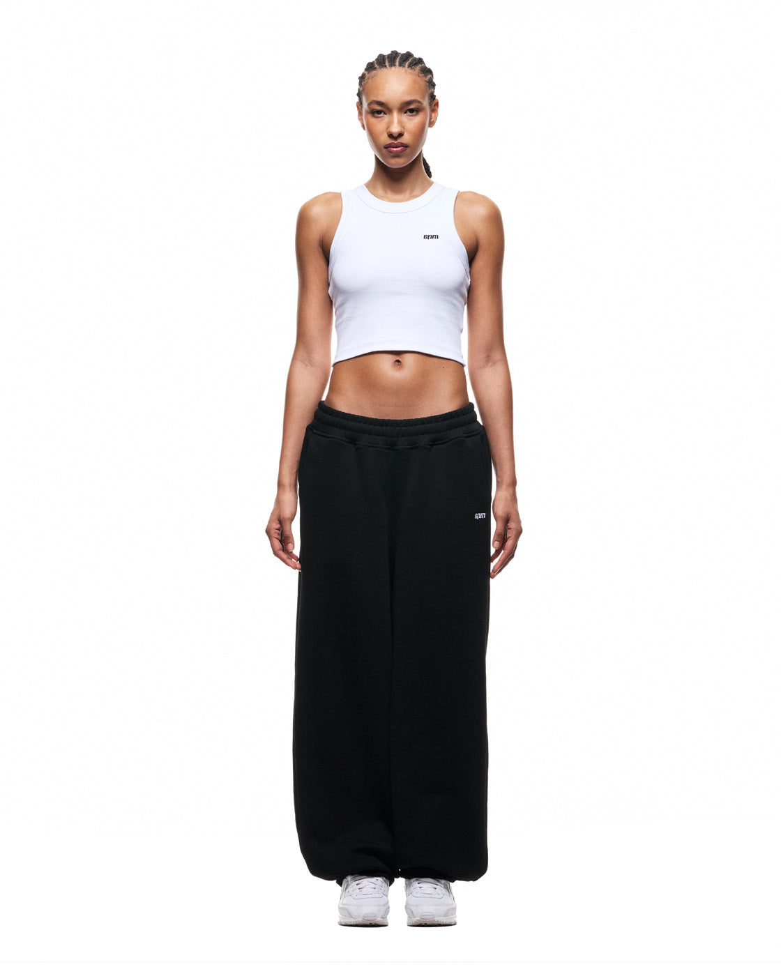 6PM+ BAGGY CUFFED JOGGER BLACK