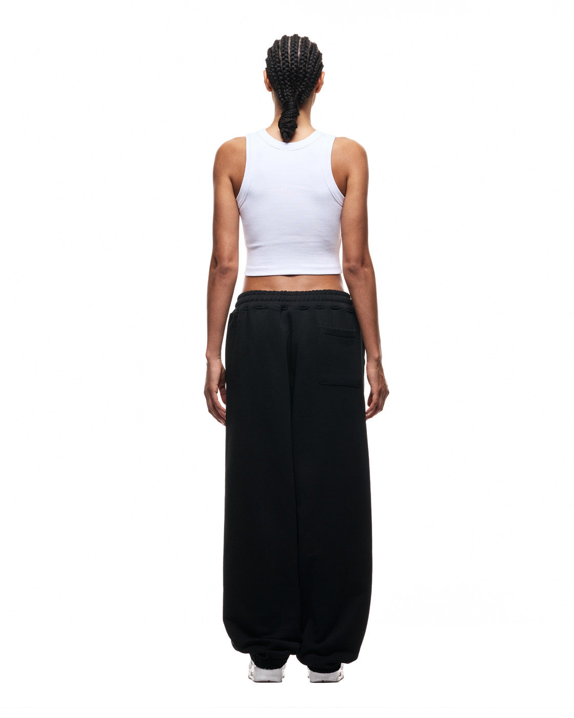 6PM+ BAGGY CUFFED JOGGER BLACK