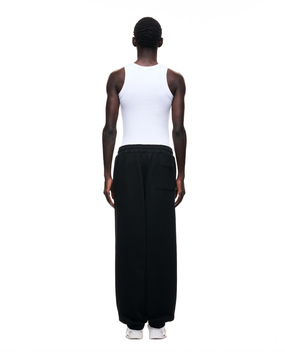 6PM+ BAGGY CUFFED JOGGER BLACK
