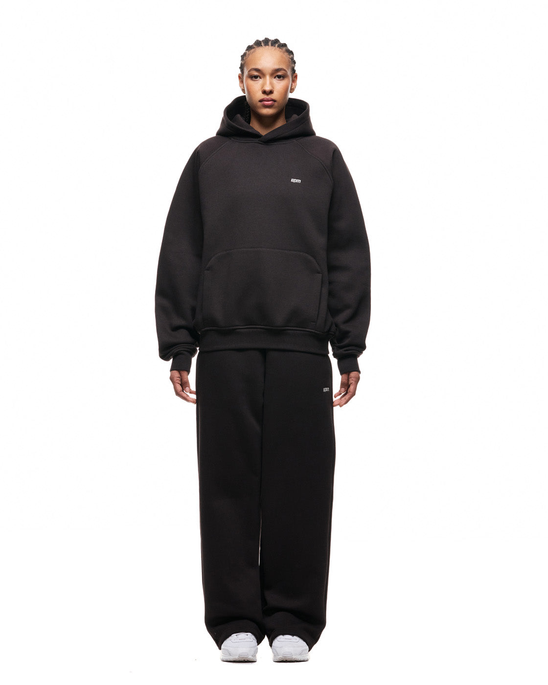 HOODIE ASH BROWN