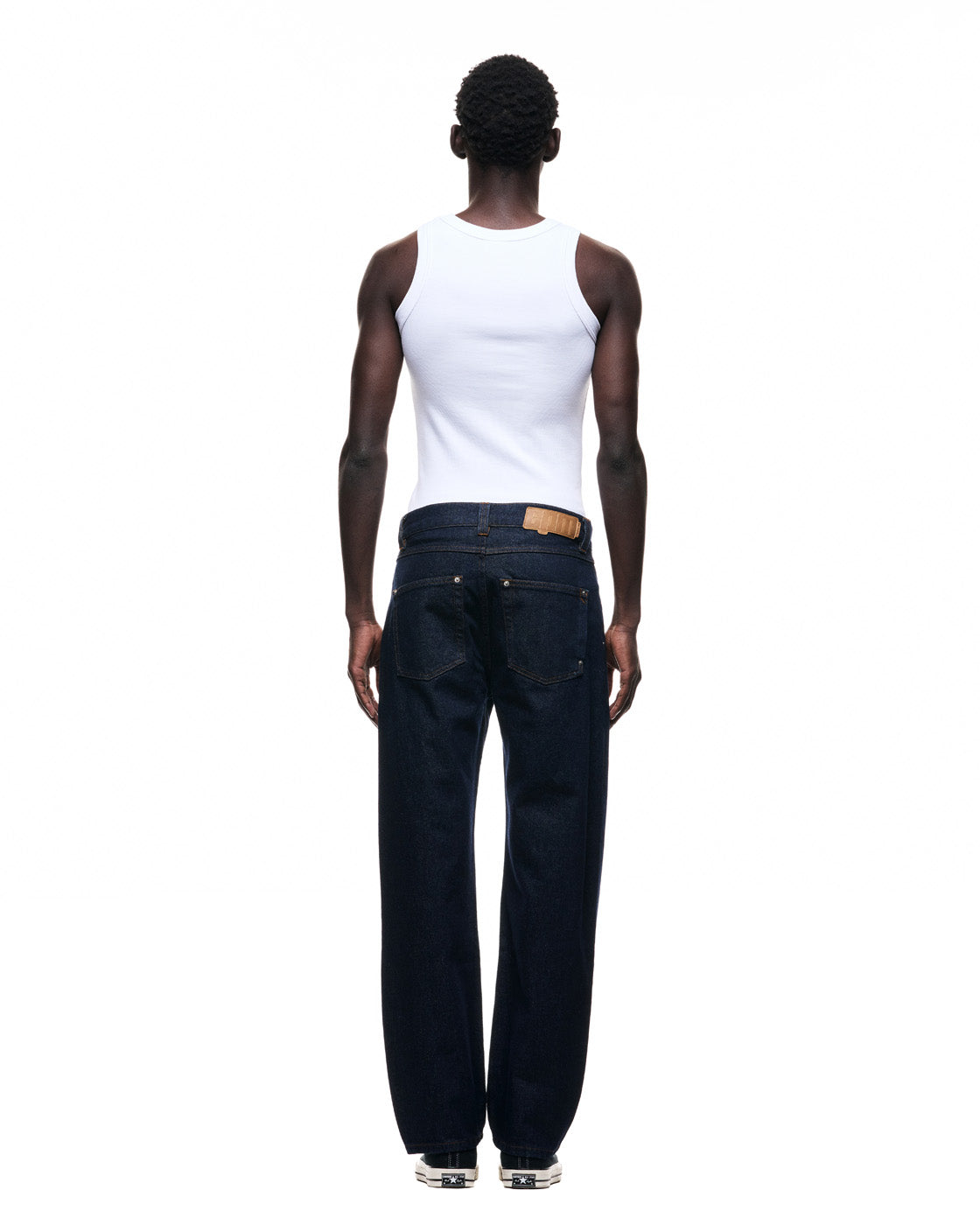 6PM+ STRAIGHT REGULAR DENIM DARK BLUE RAW