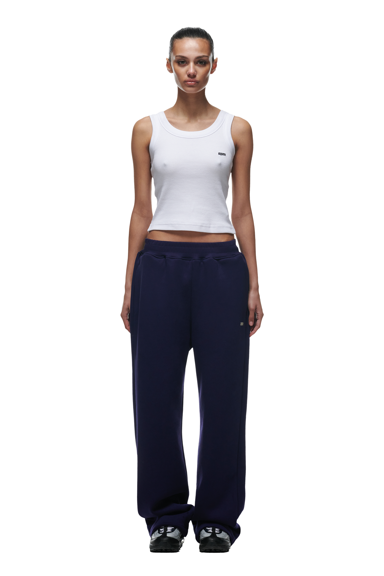 OPEN LEG JOGGER ORBIT BLUE