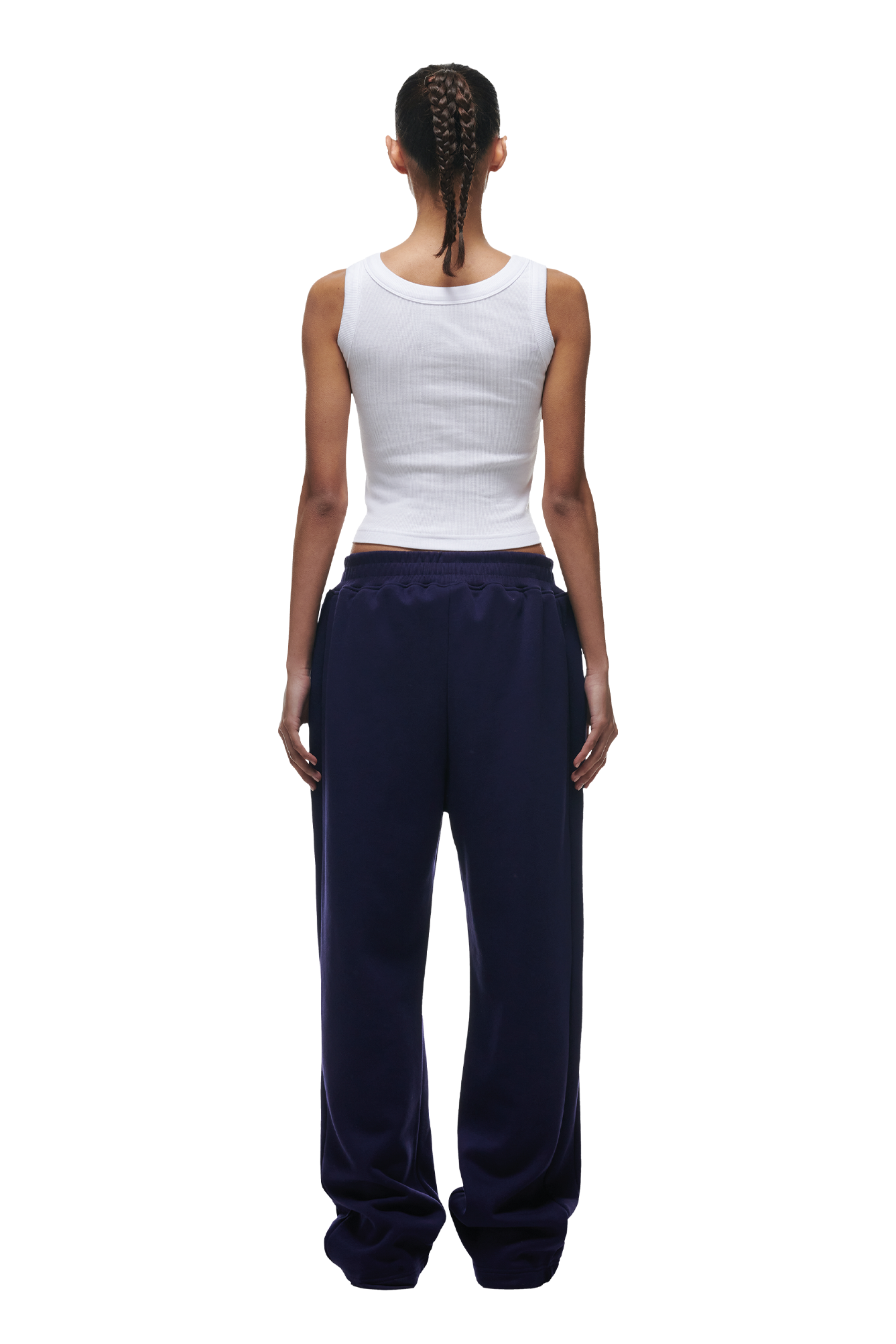 OPEN LEG JOGGER ORBIT BLUE