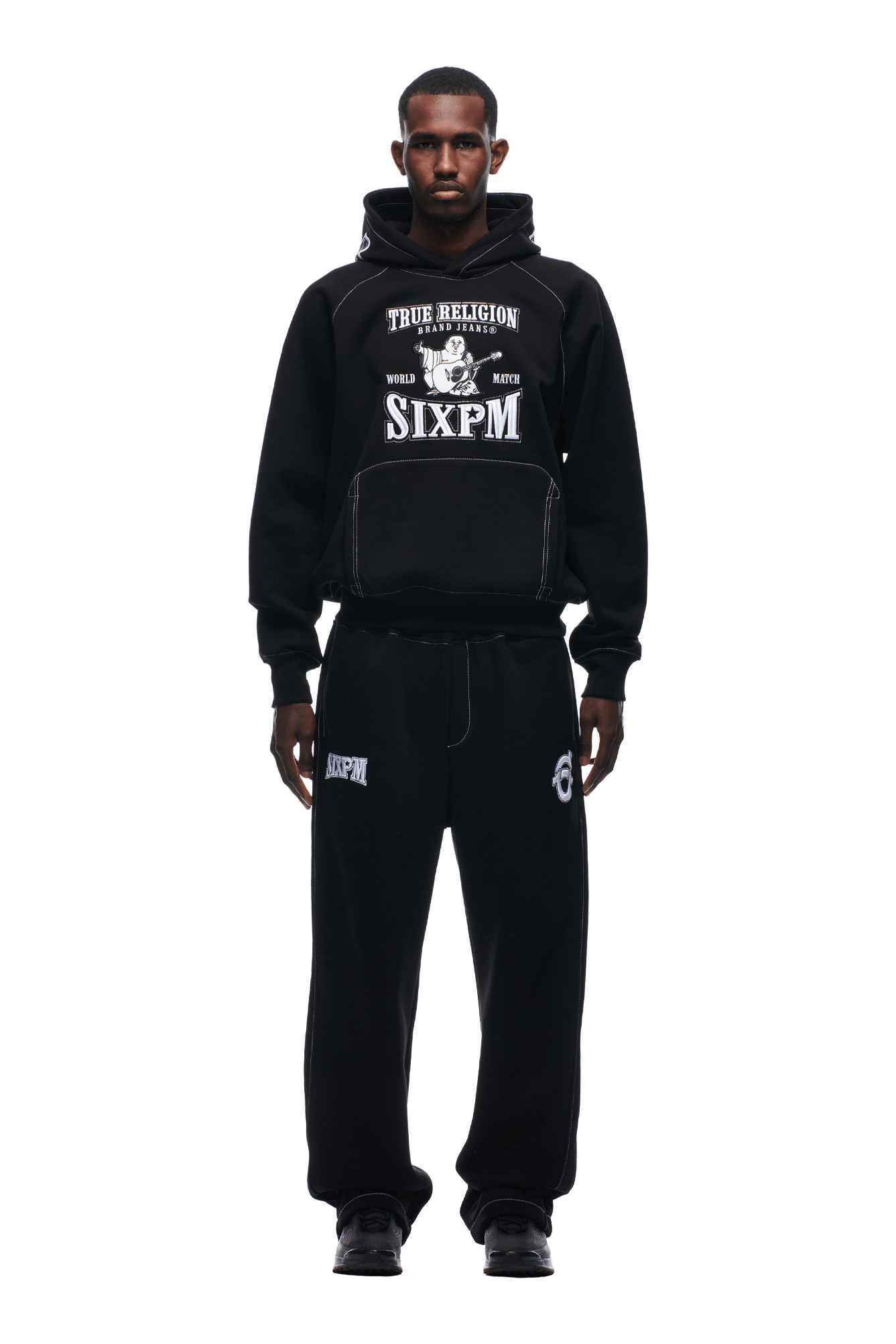 Buddha Hoodie Black | 6PM® x True Religion® Buddha Hoodie Black | 6PM® x True Religion®