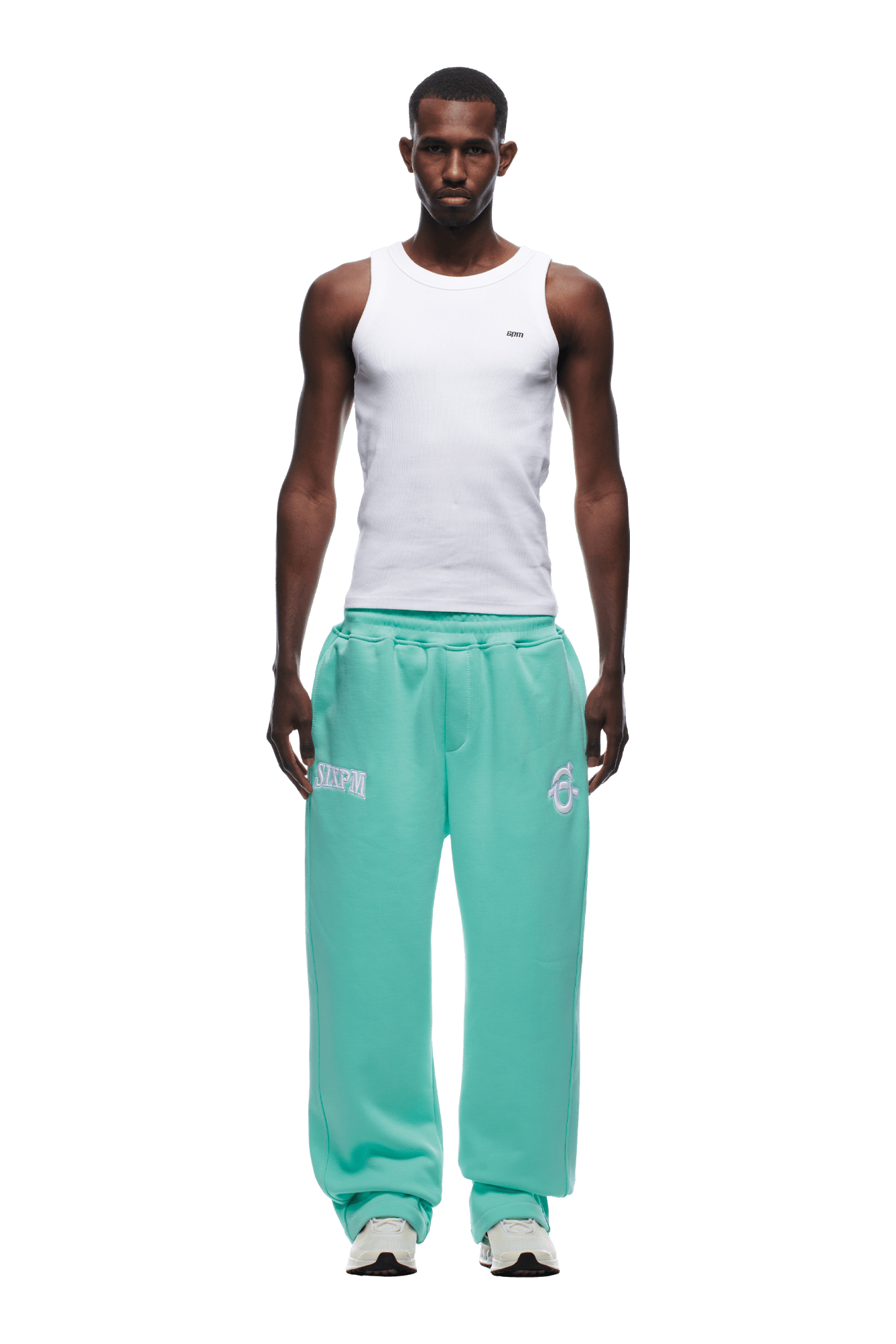 ICONS OPEN LEG JOGGER LIGHT MOSS