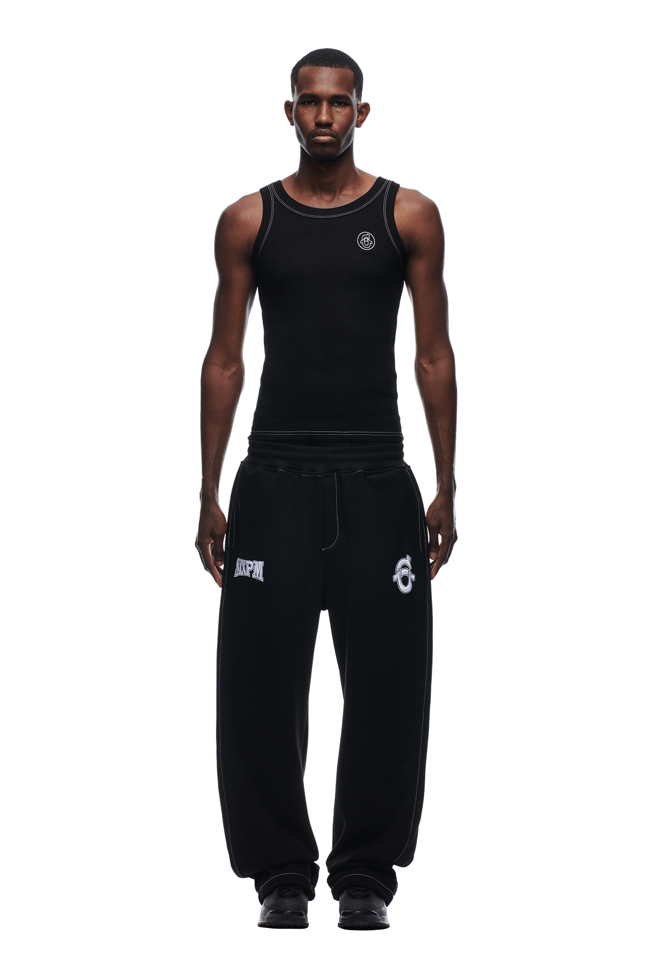 Icons Open Leg Jogger Black | 6PM® x True Religion®