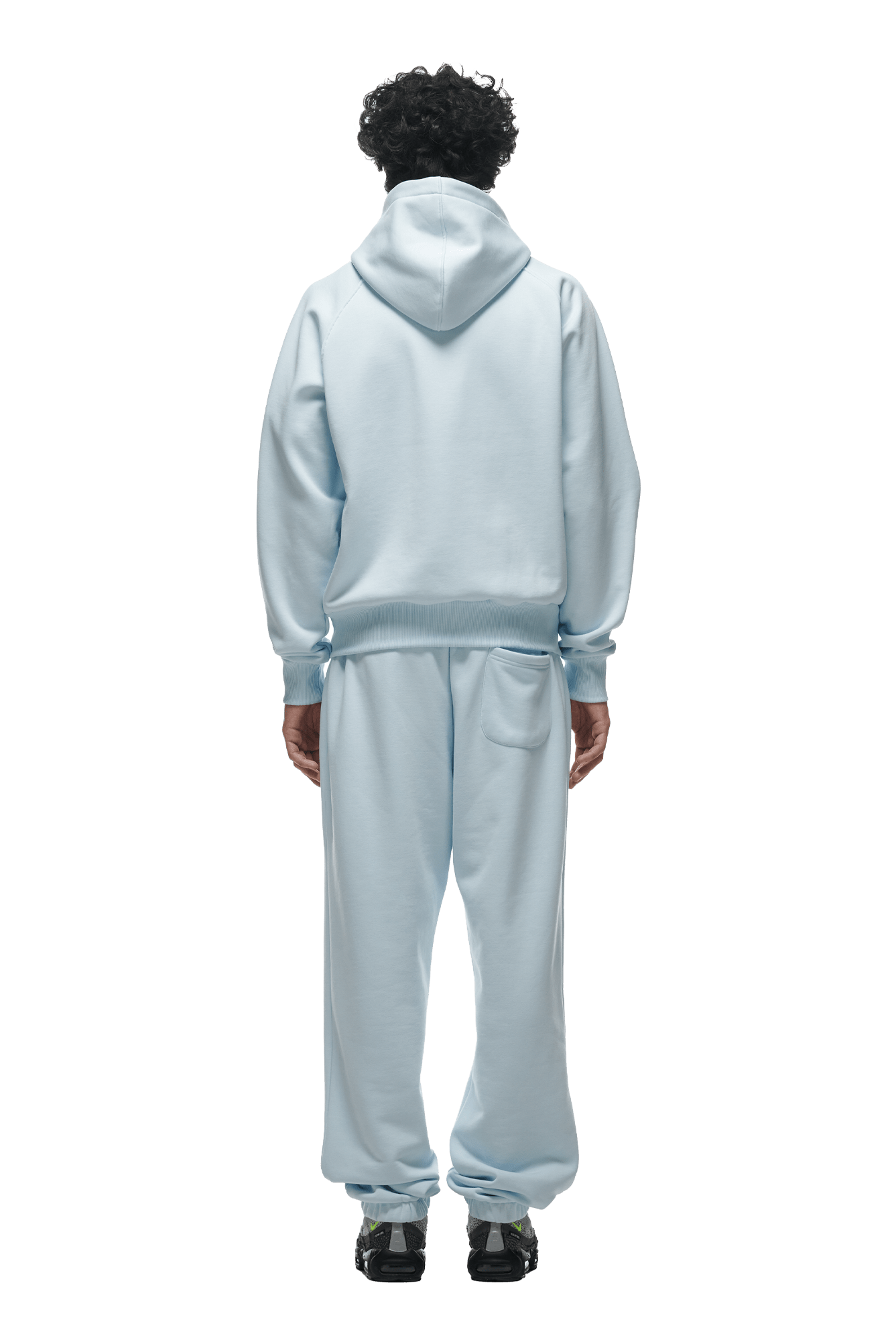 ZIP HOODIE ICE BLUE