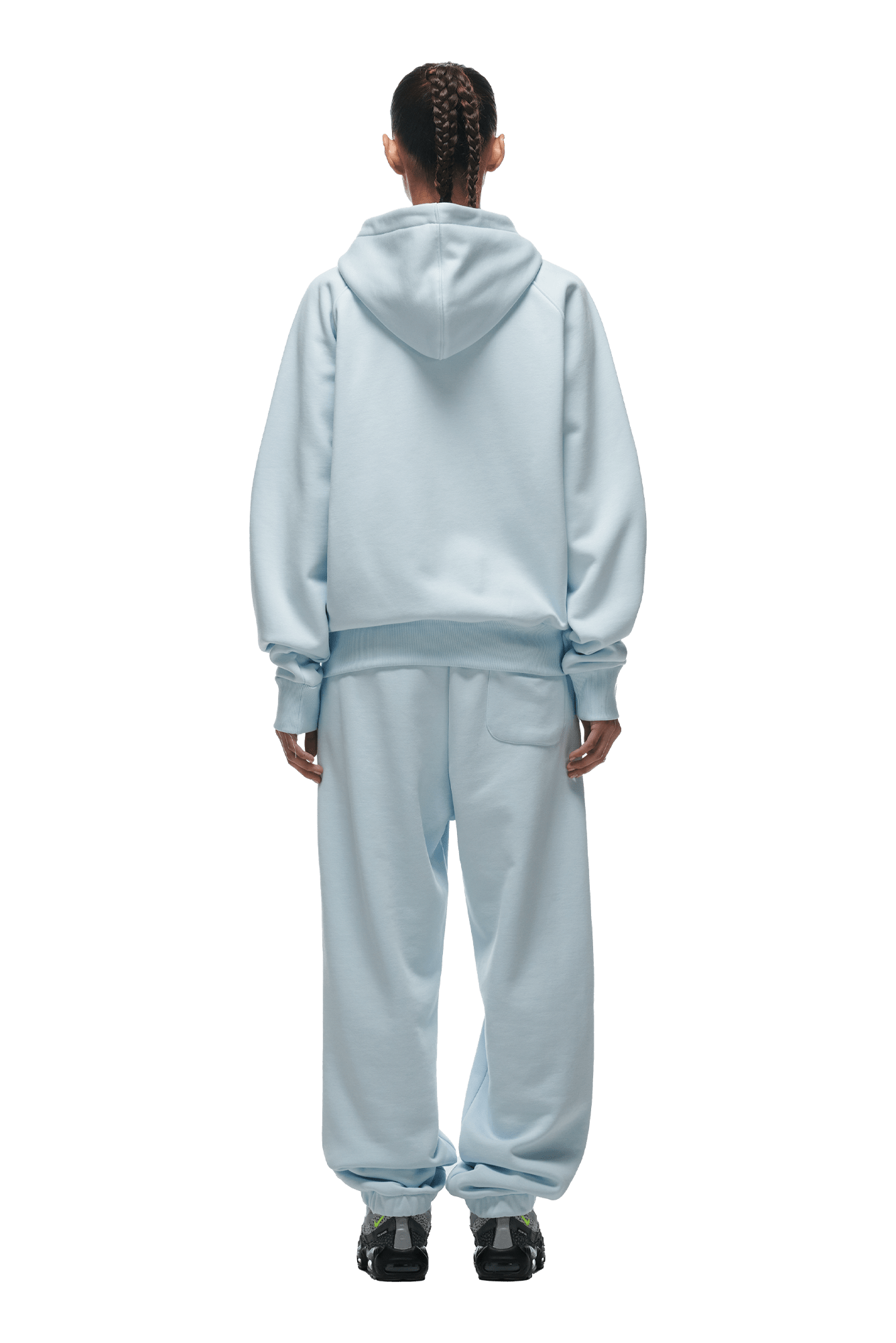 ZIP HOODIE ICE BLUE