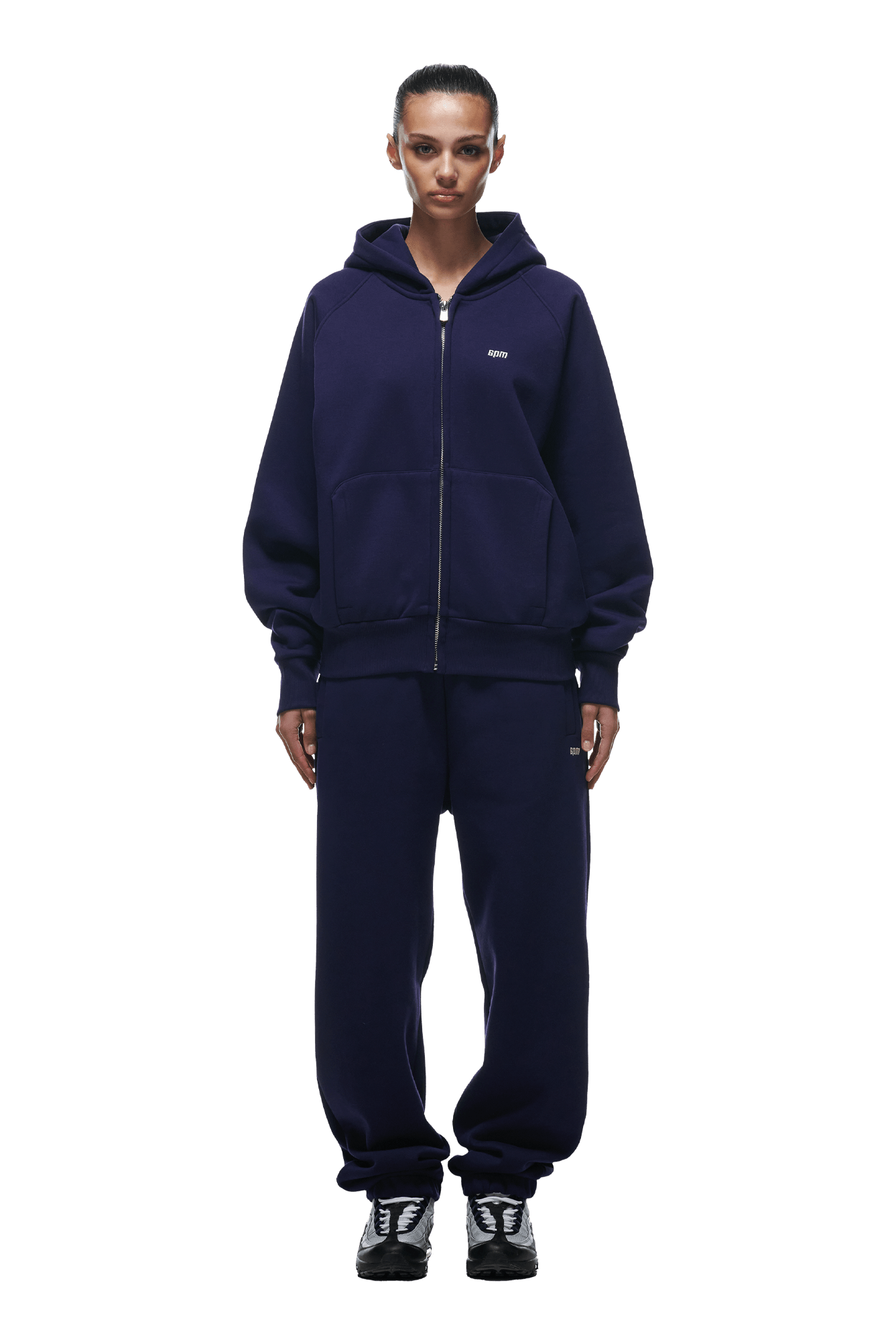 ZIP HOODIE ORBIT BLUE