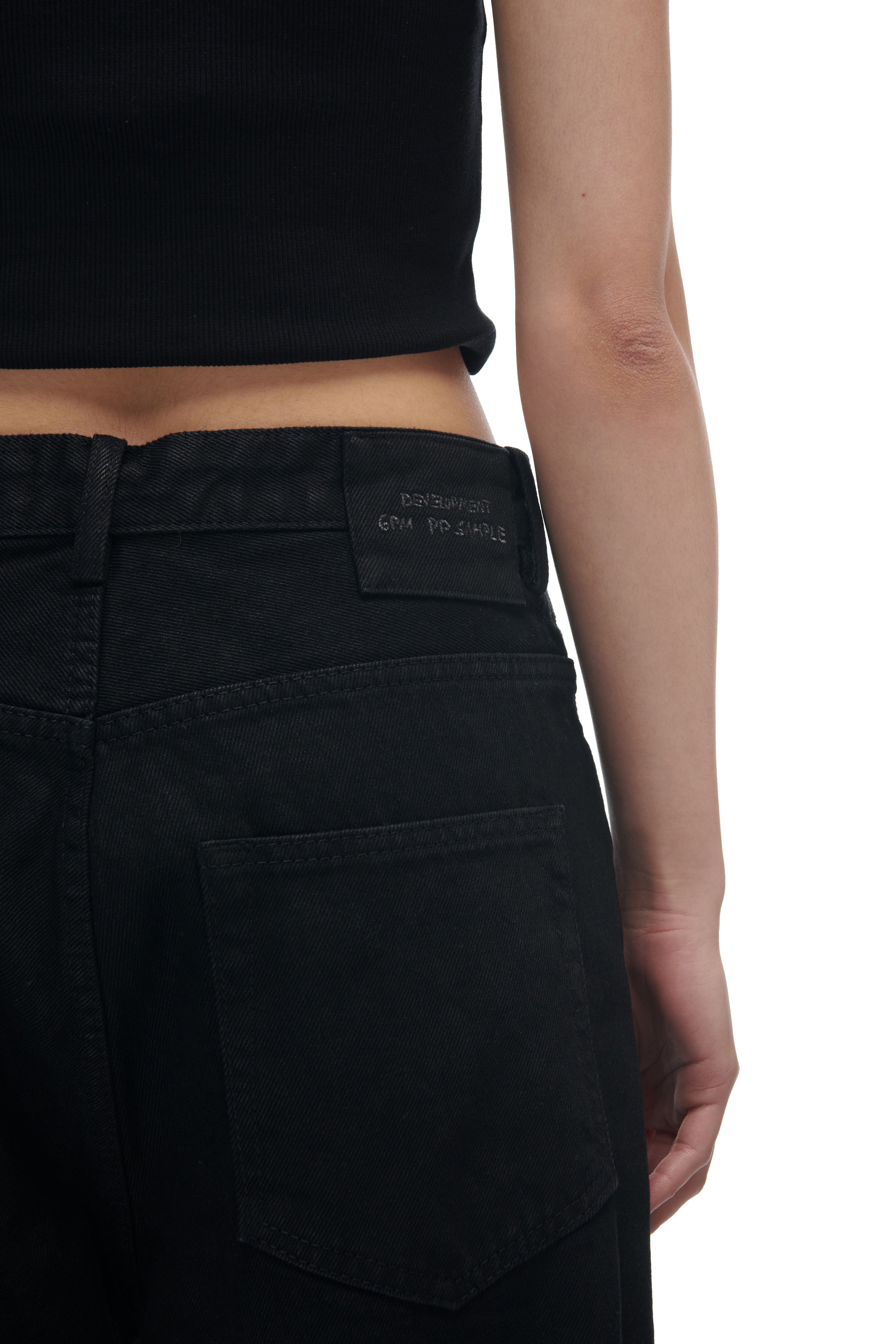 WAXED DENIM BLACK