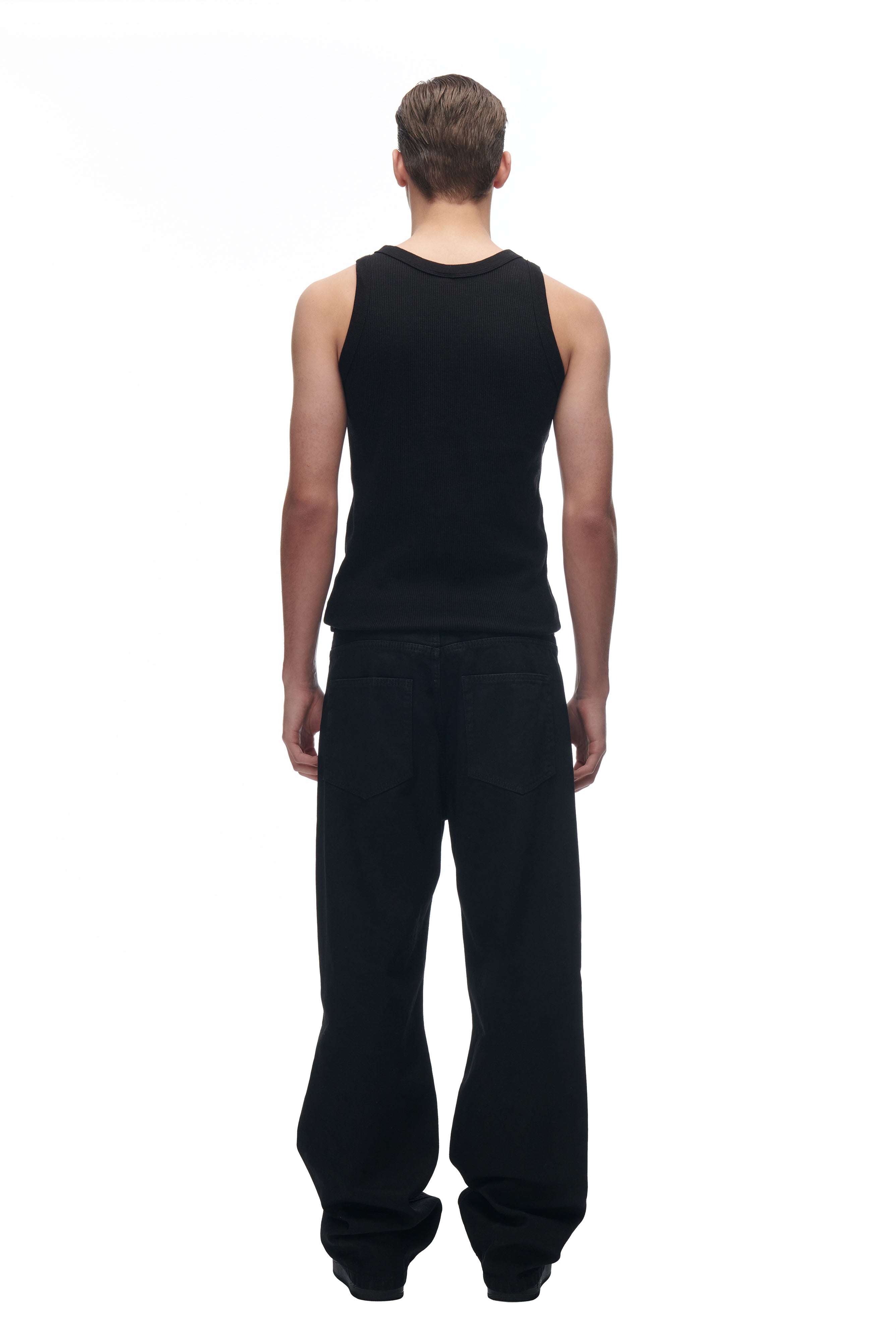 WAXED DENIM BLACK
