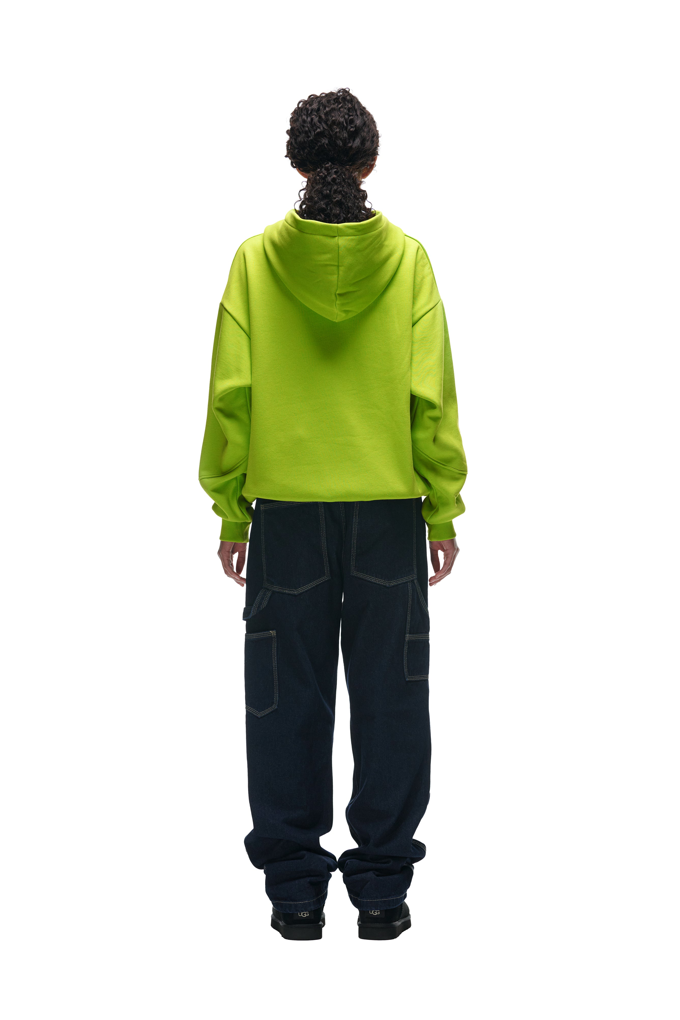 DOUBLE HOODIE LIME