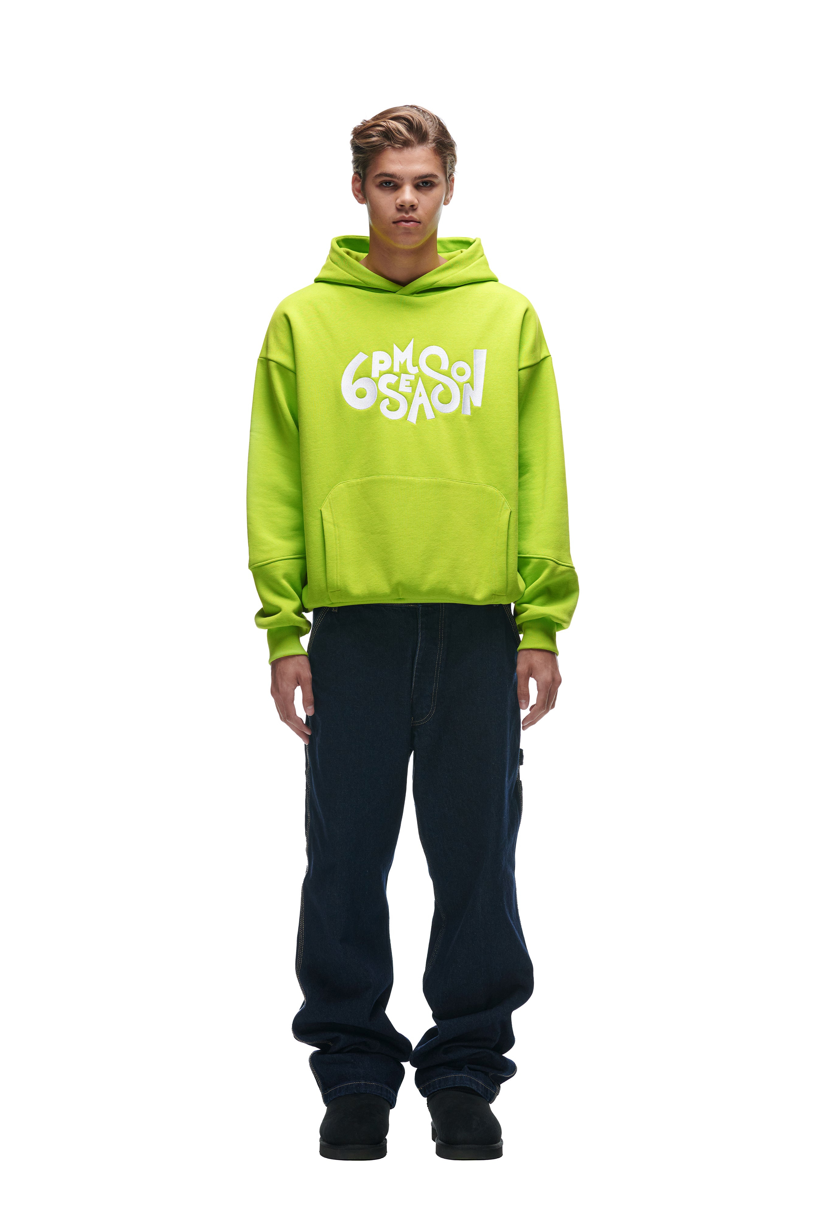 DOUBLE HOODIE LIME