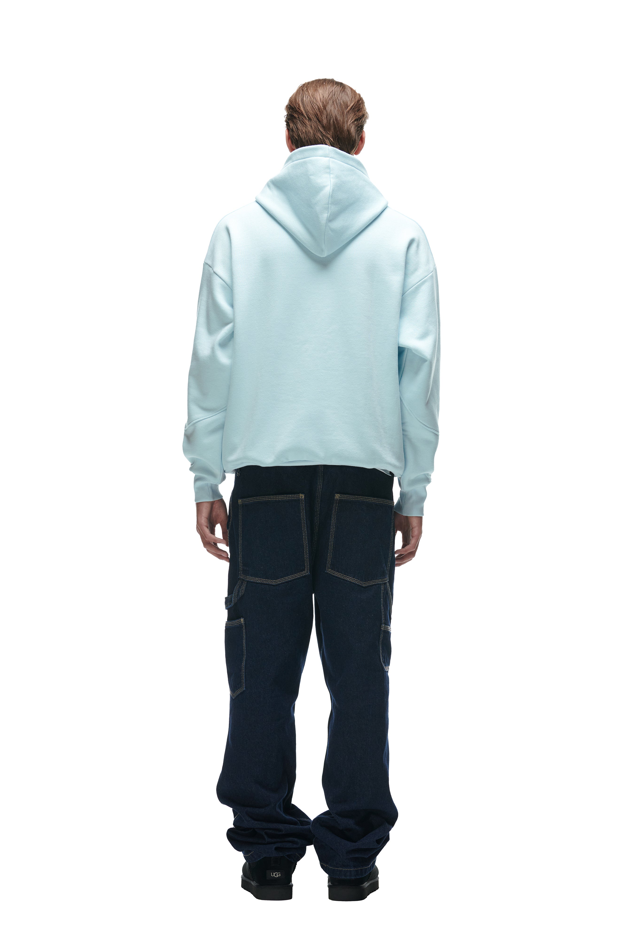 DOUBLE HOODIE ICE BLUE