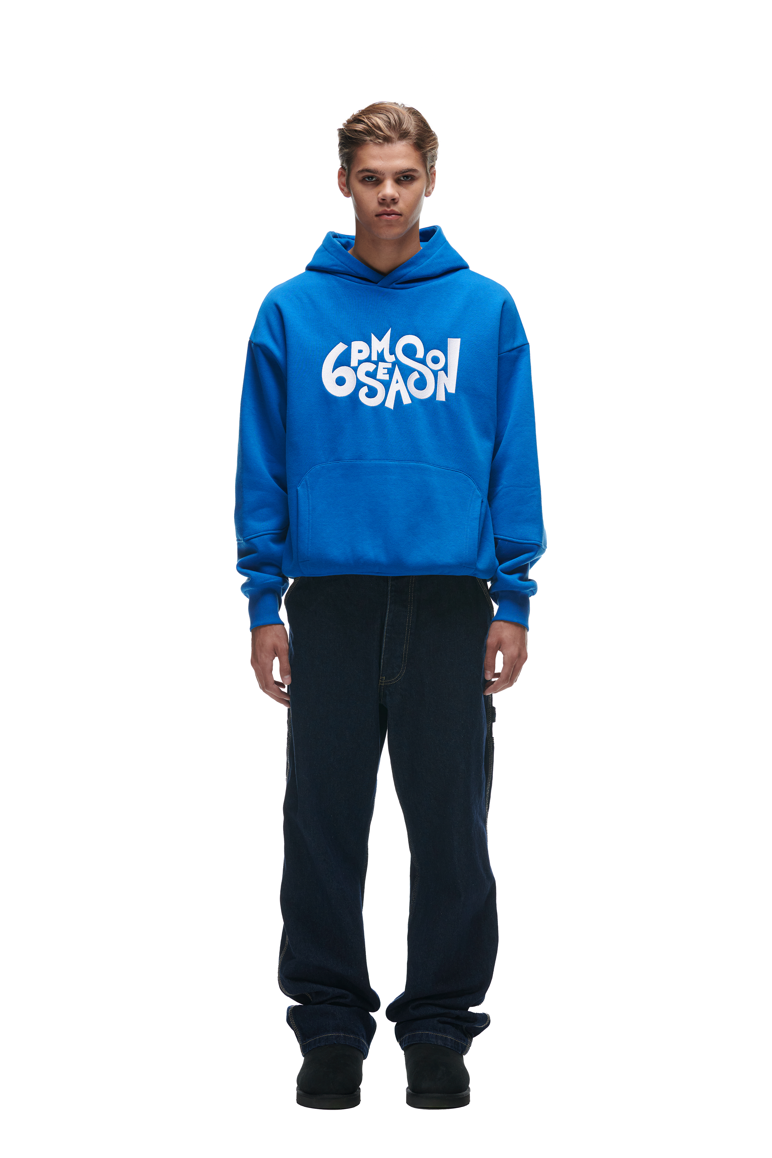 DOUBLE HOODIE ROYAL BLUE