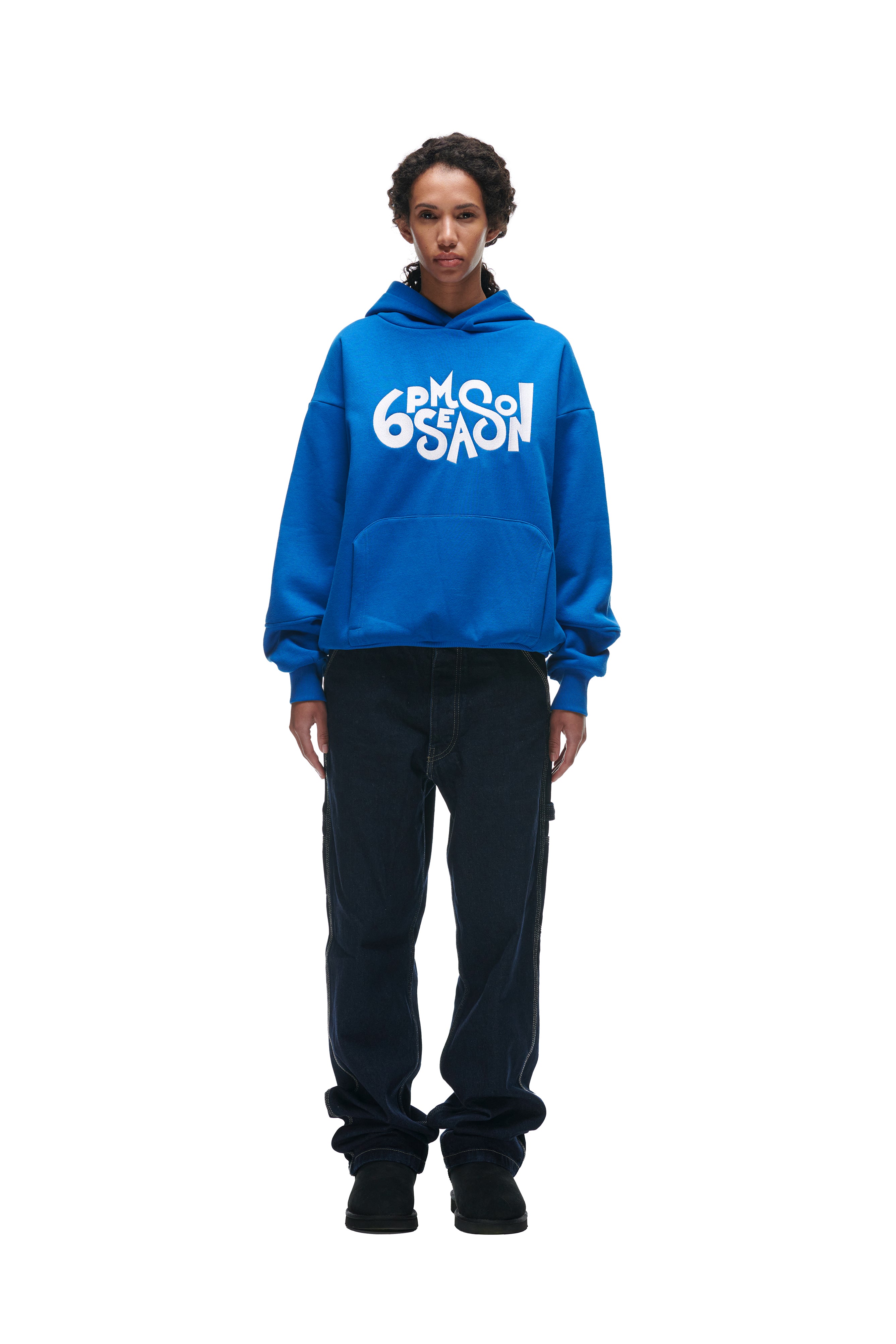DOUBLE HOODIE ROYAL BLUE