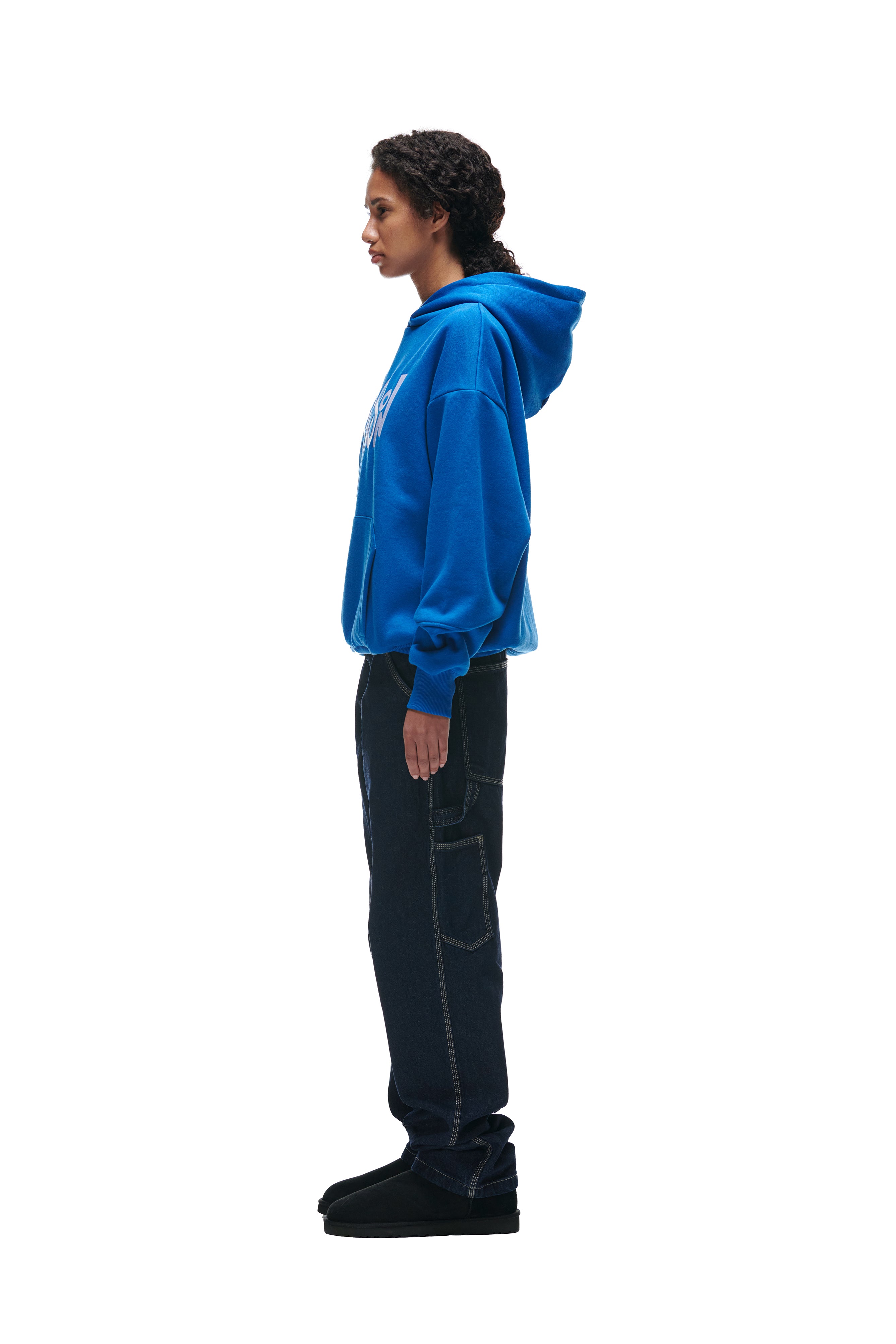 DOUBLE HOODIE ROYAL BLUE