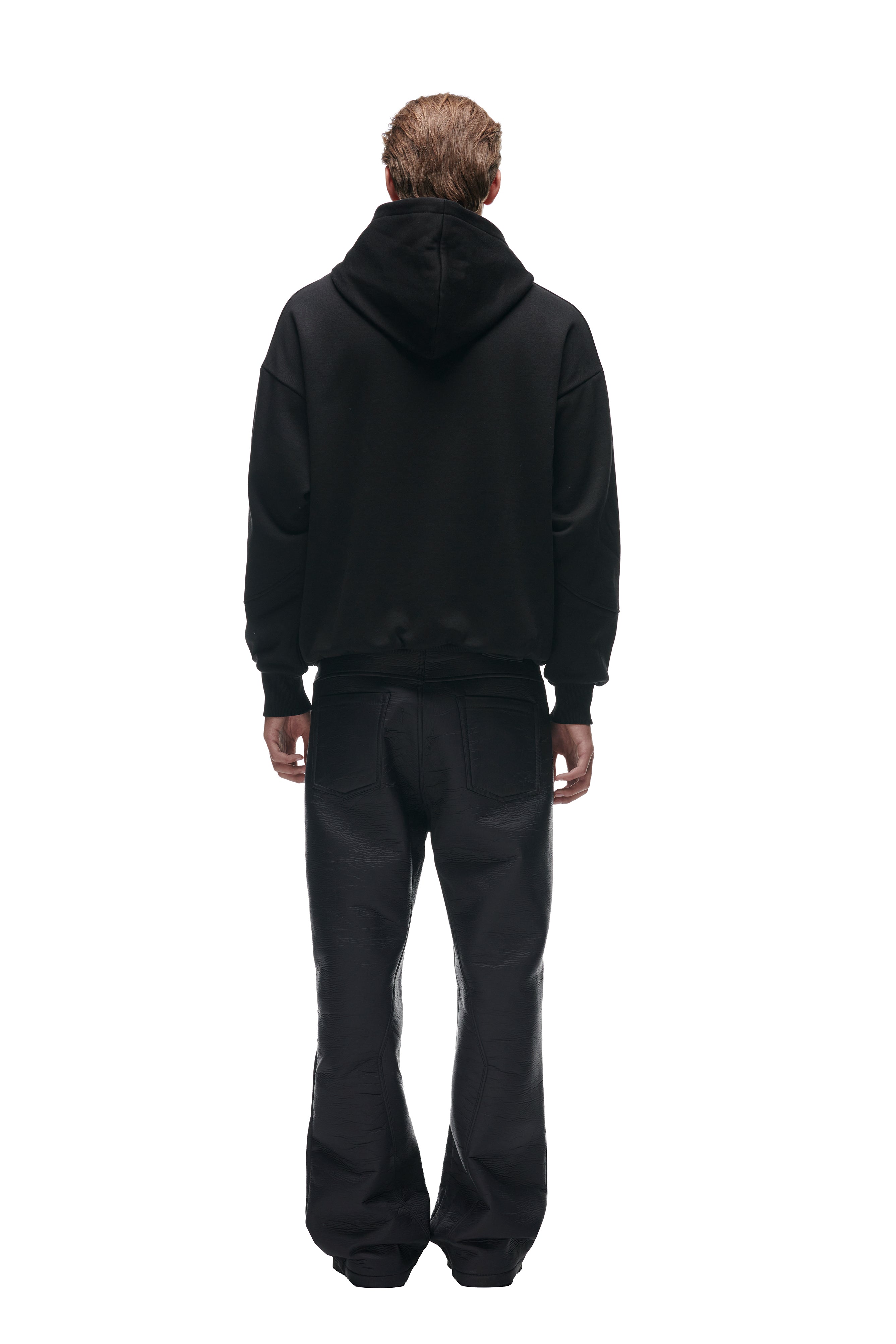 DOUBLE HOODIE BLACK