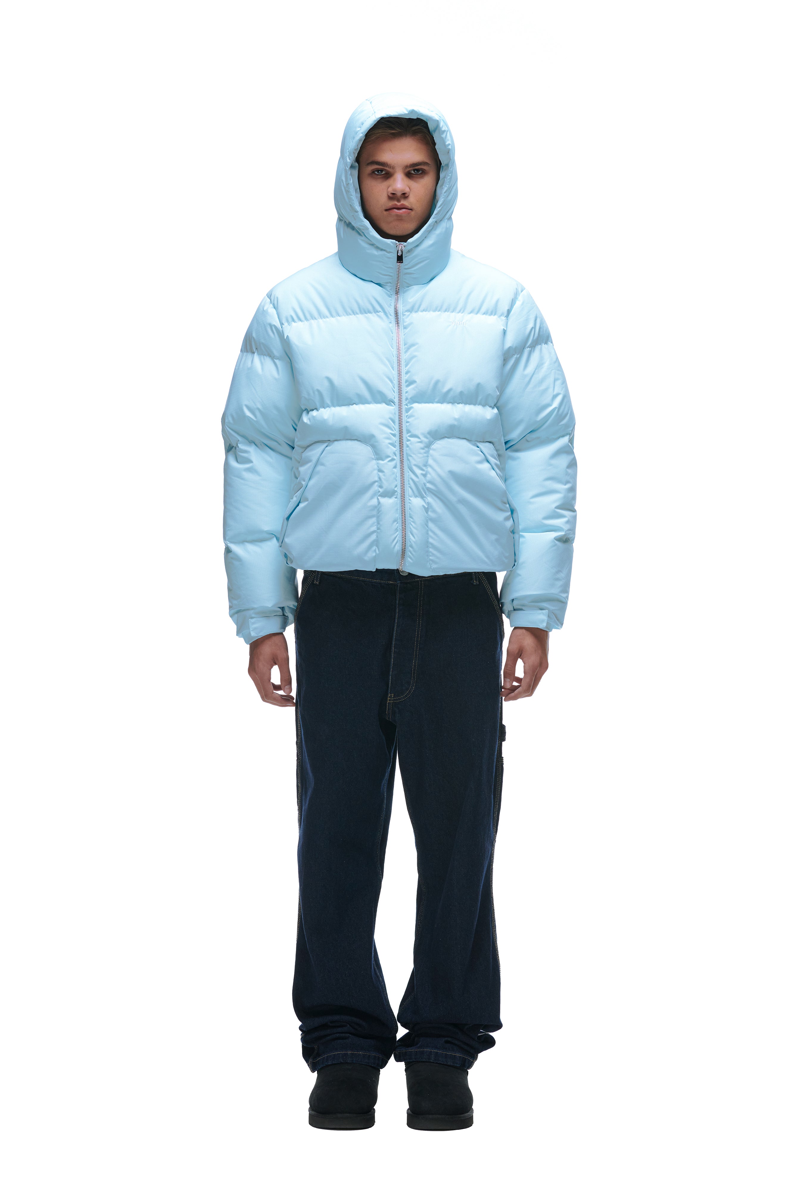 PUFFER JACKET ICE BLUE