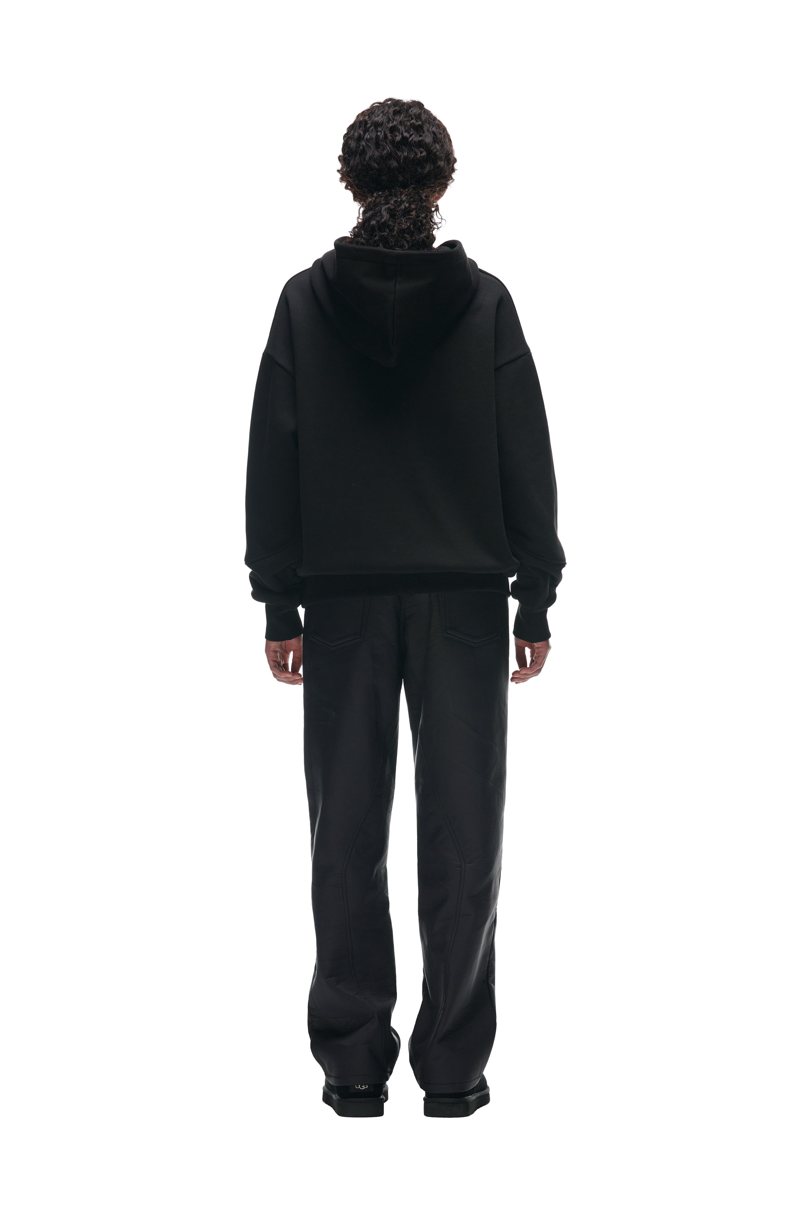 DOUBLE HOODIE BLACK