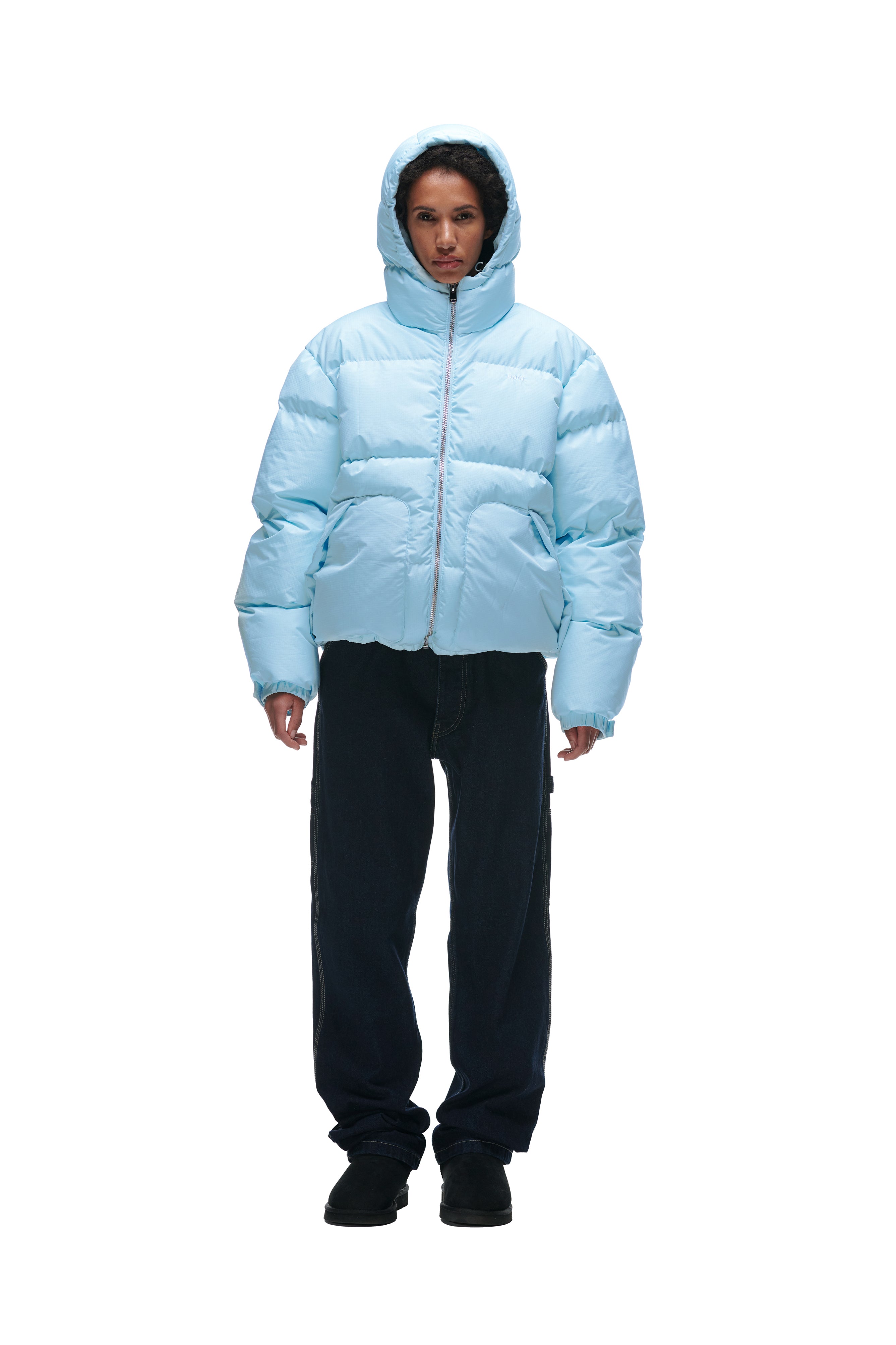 PUFFER JACKET ICE BLUE