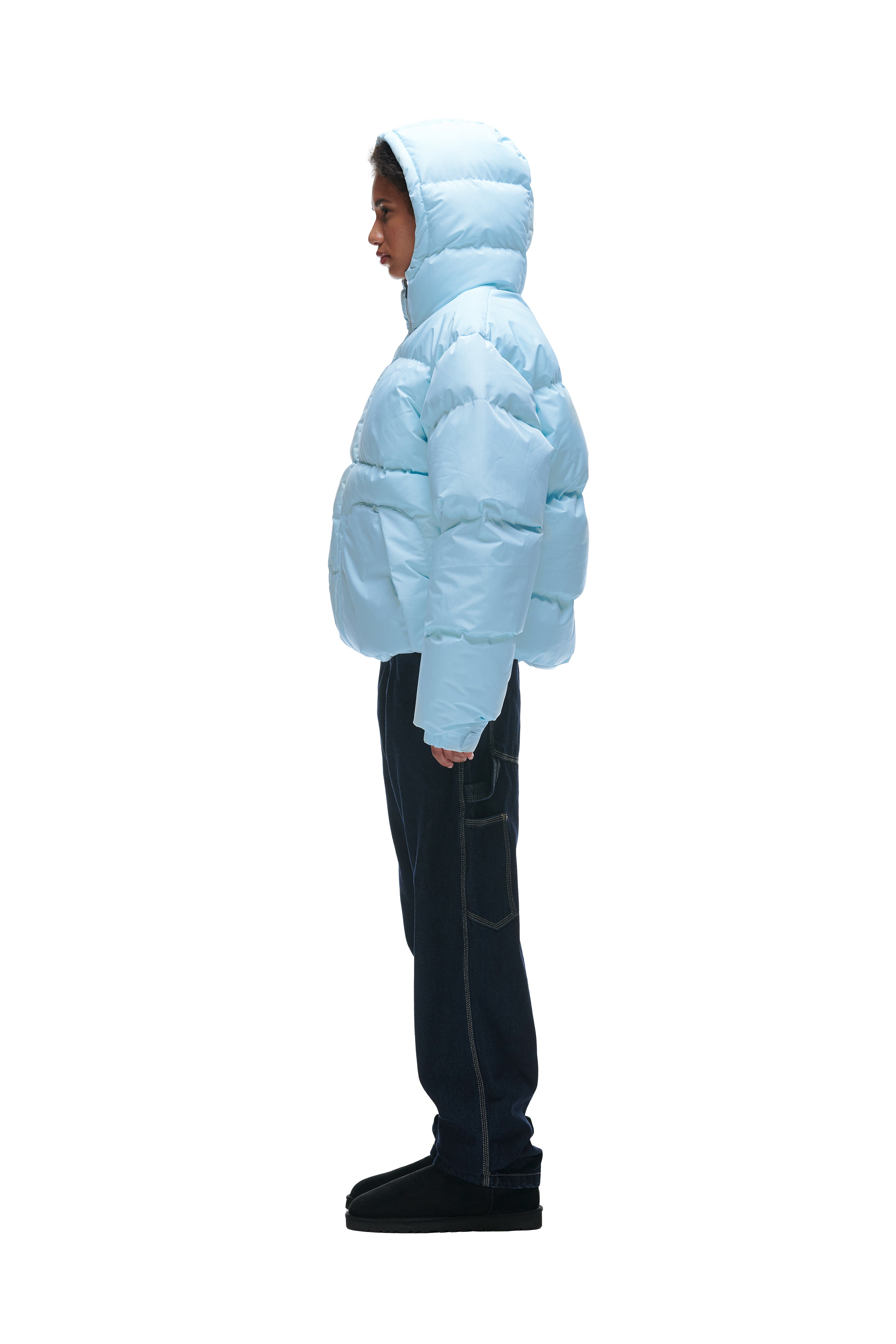 PUFFER JACKET ICE BLUE