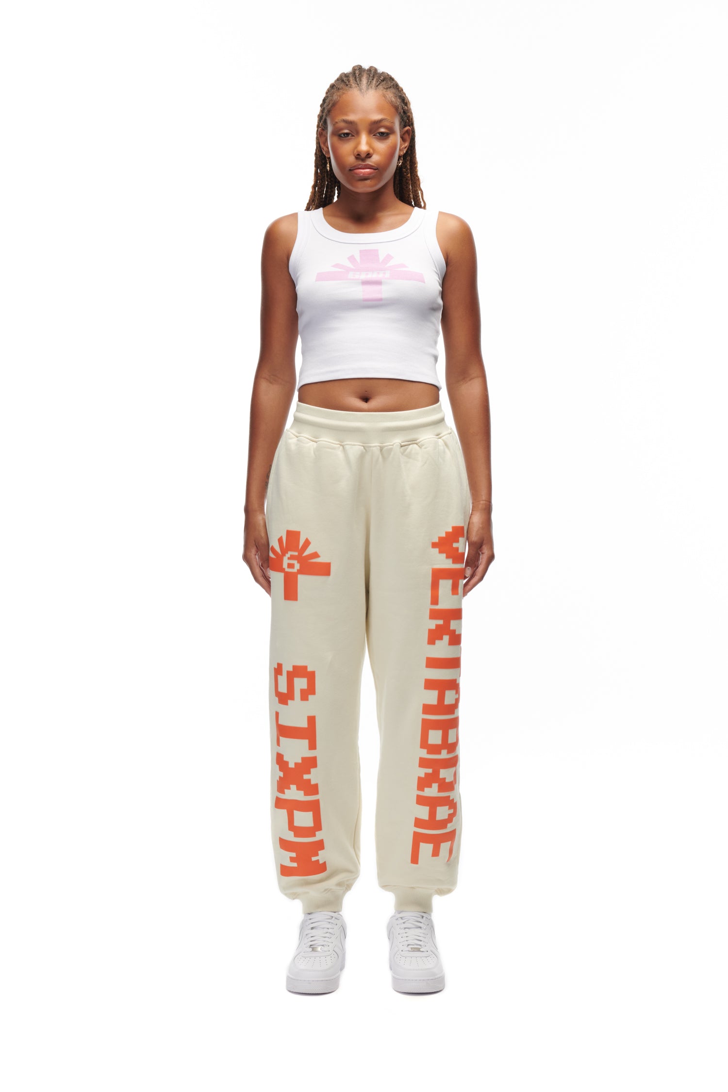 LOGO JOGGER CREAM