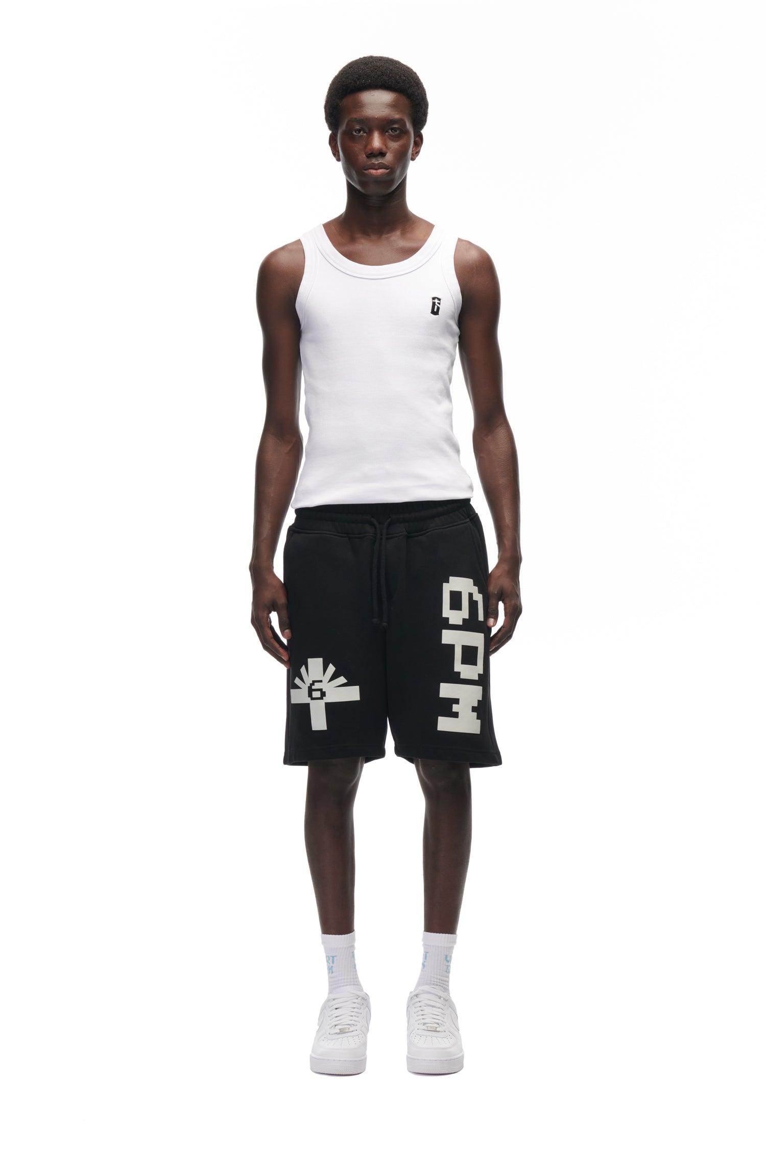 LOGO SHORTS BLACK