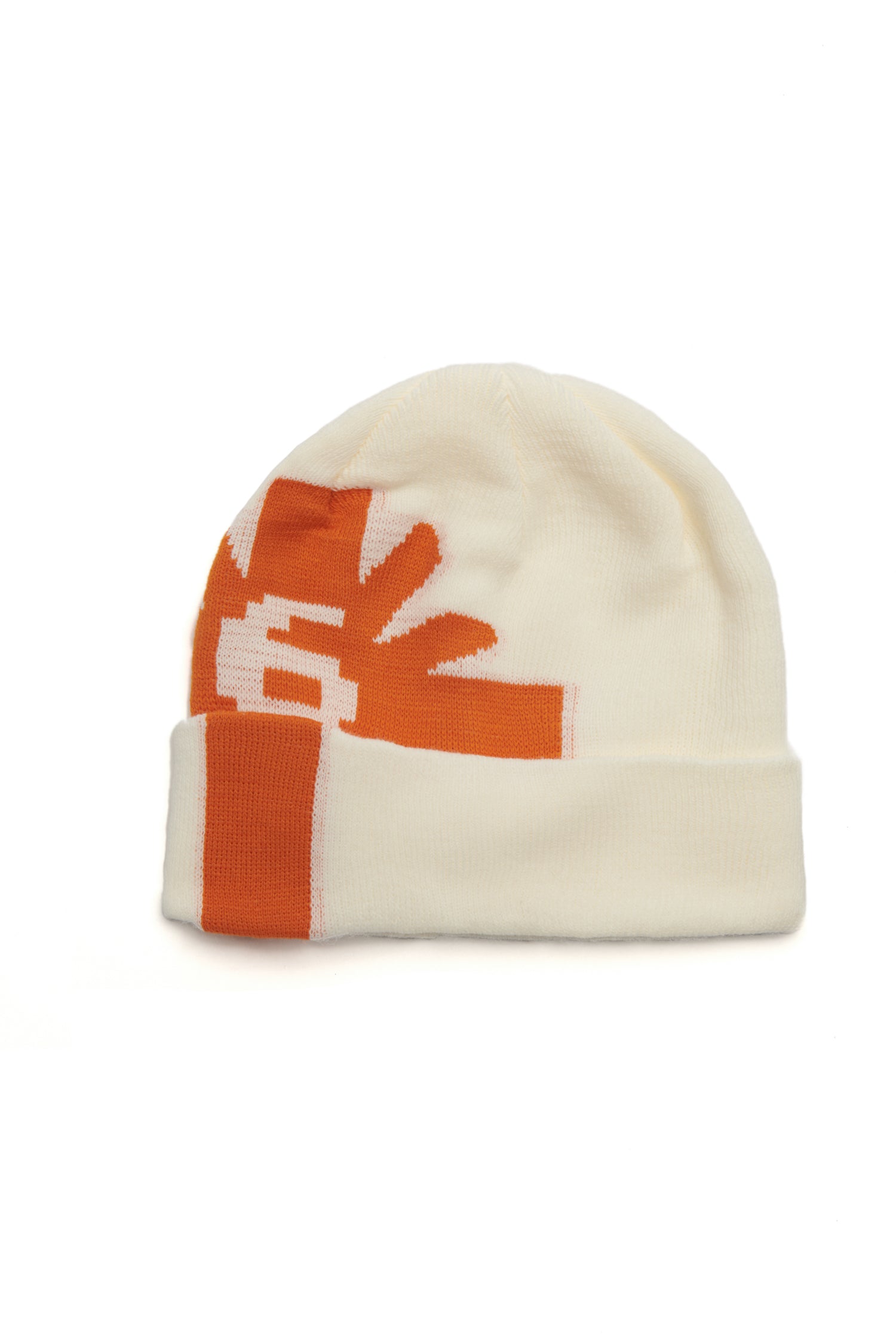 LOGO BEANIE CREAM