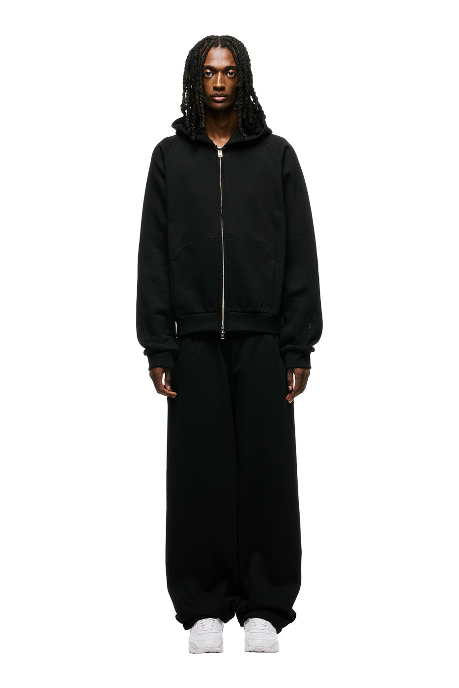 LIL CALM ZIP HOODIE BLACK