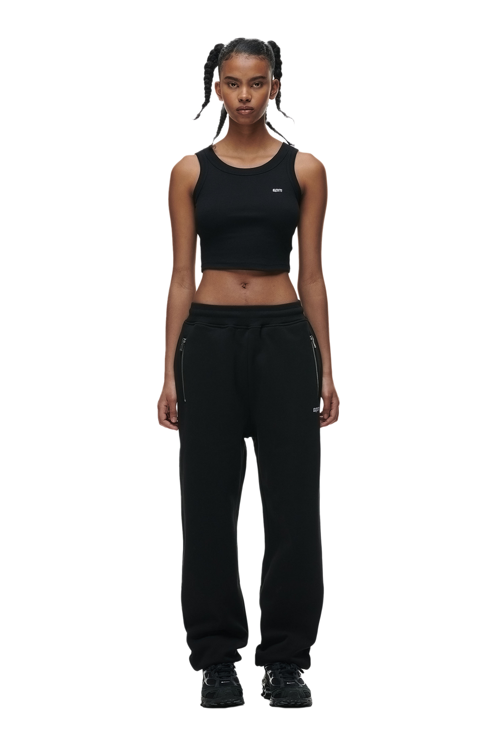 Icon Crop Top Black main image 1