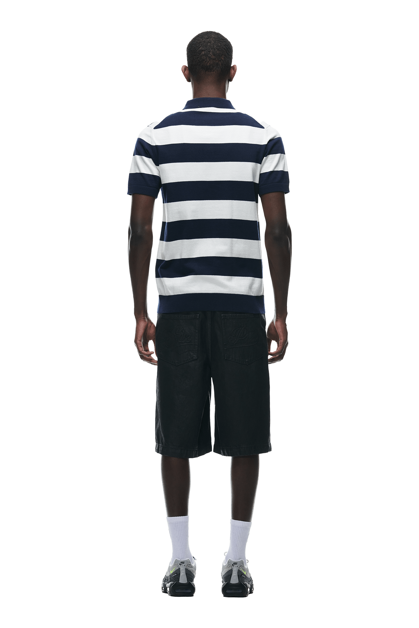 STRIPED POLO NIGHT SKY