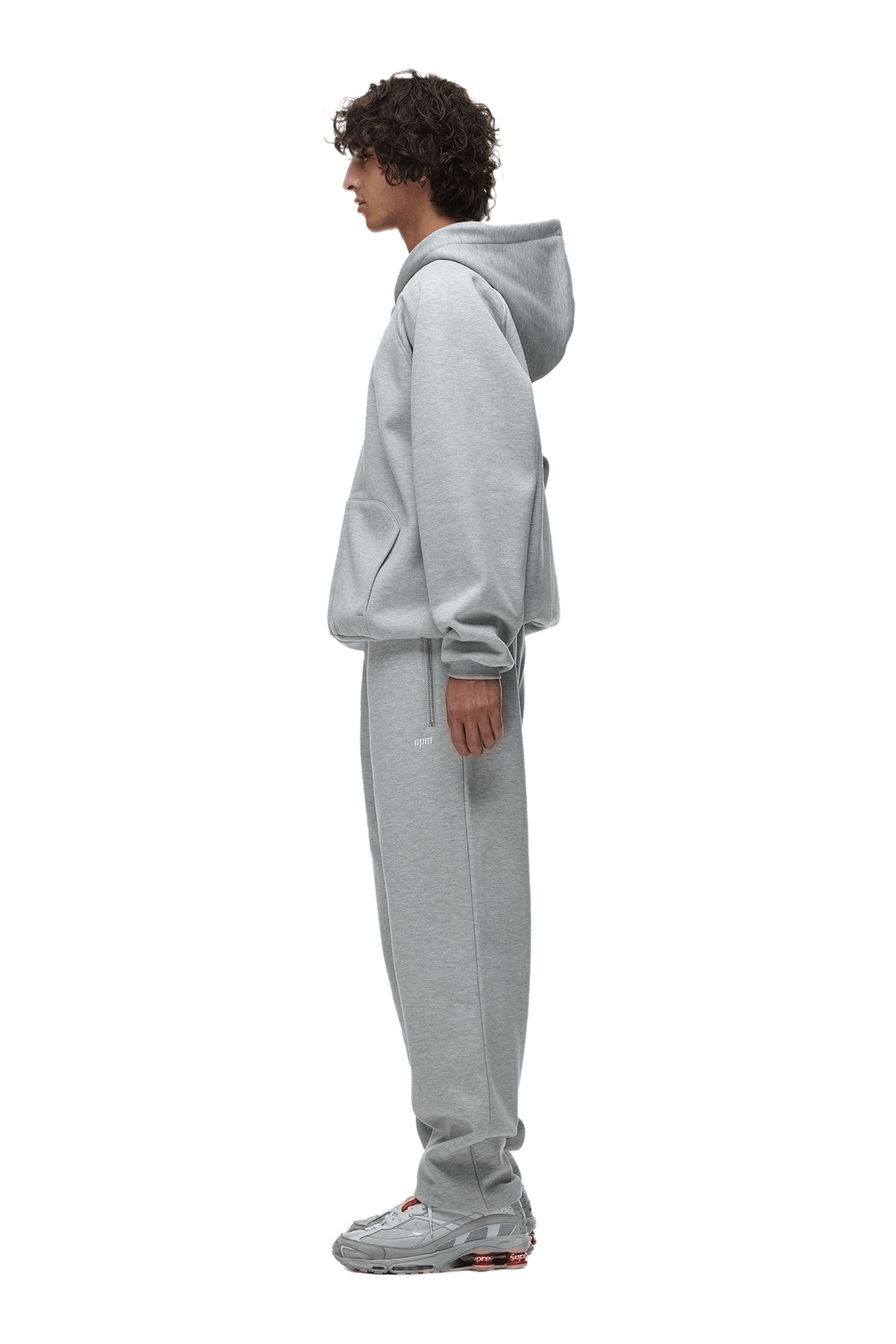 ZIP HOODIE GREY