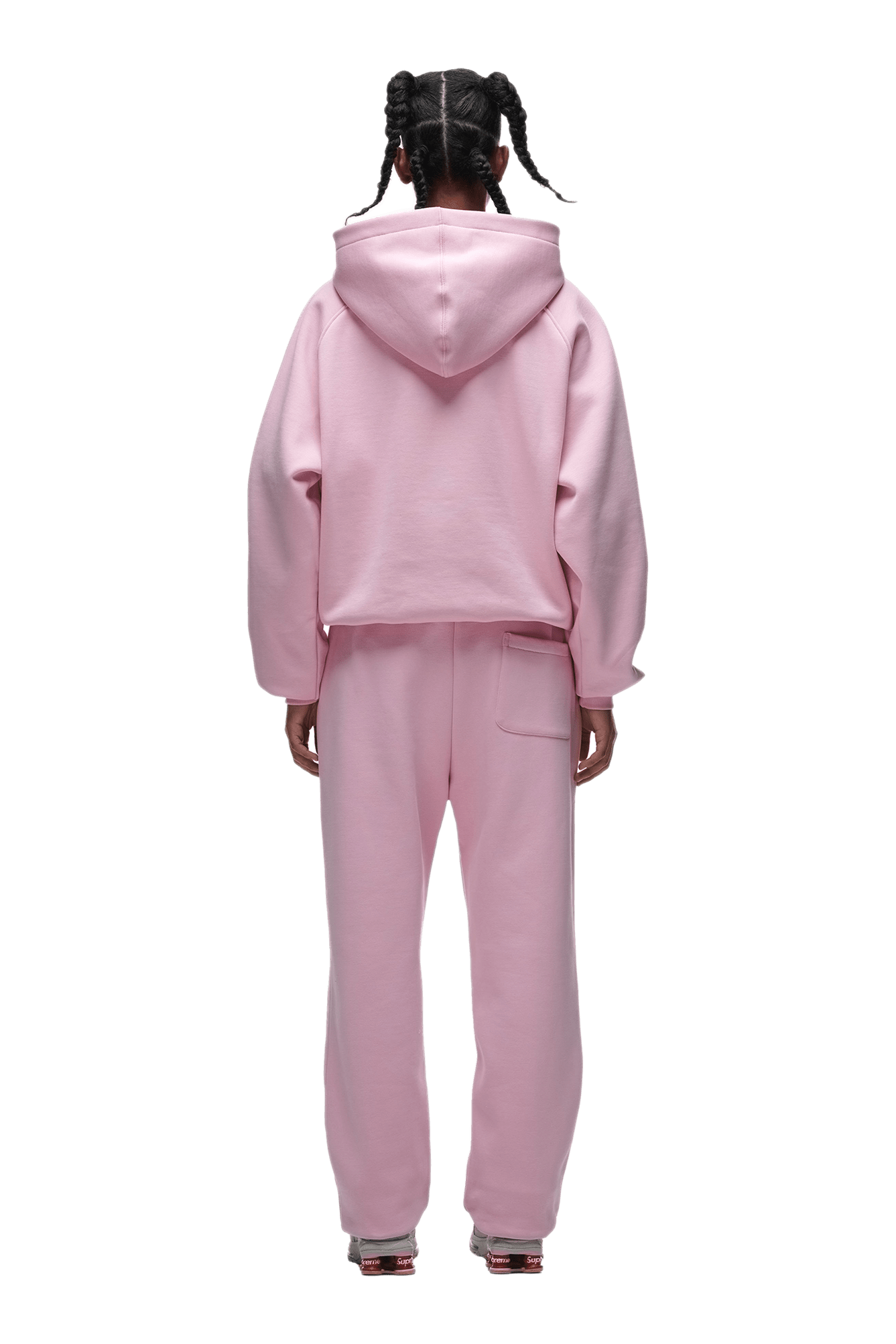 ZIP HOODIE PINK