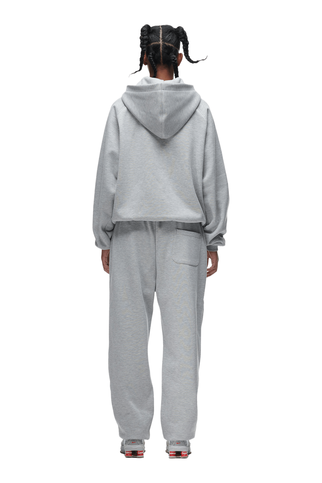 ZIP HOODIE GREY