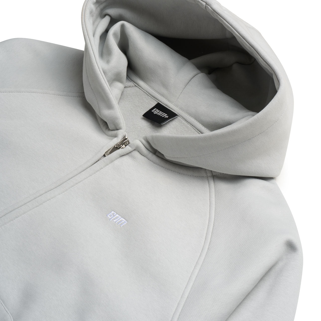 ZIP HOODIE SMOKE GREY