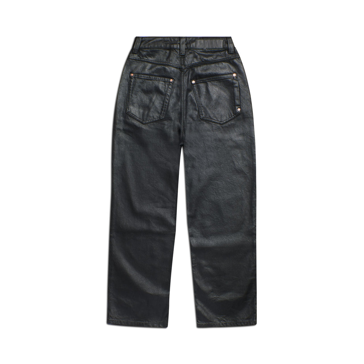 WAX COATED DENIM BLACK