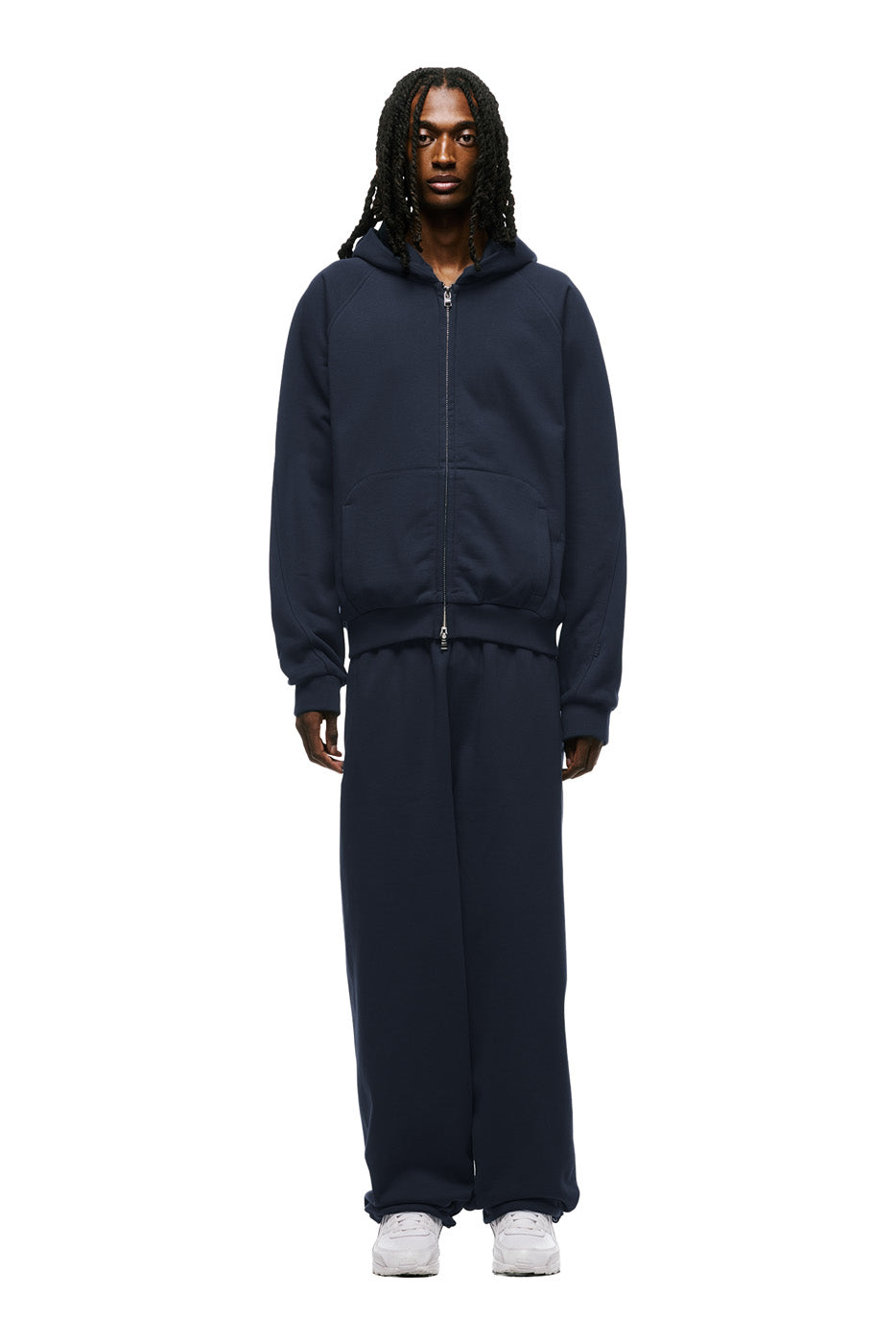 LIL CALM ZIP HOODIE OBSIDIAN BLUE