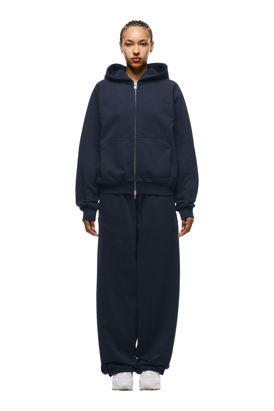 LIL CALM ZIP HOODIE OBSIDIAN BLUE