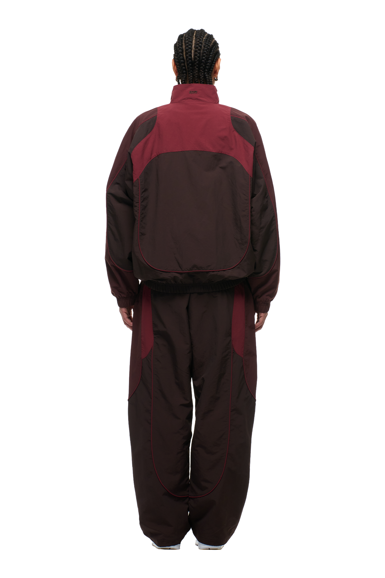 EVERYDAY TRACK JACKET DARK BURGUNDY