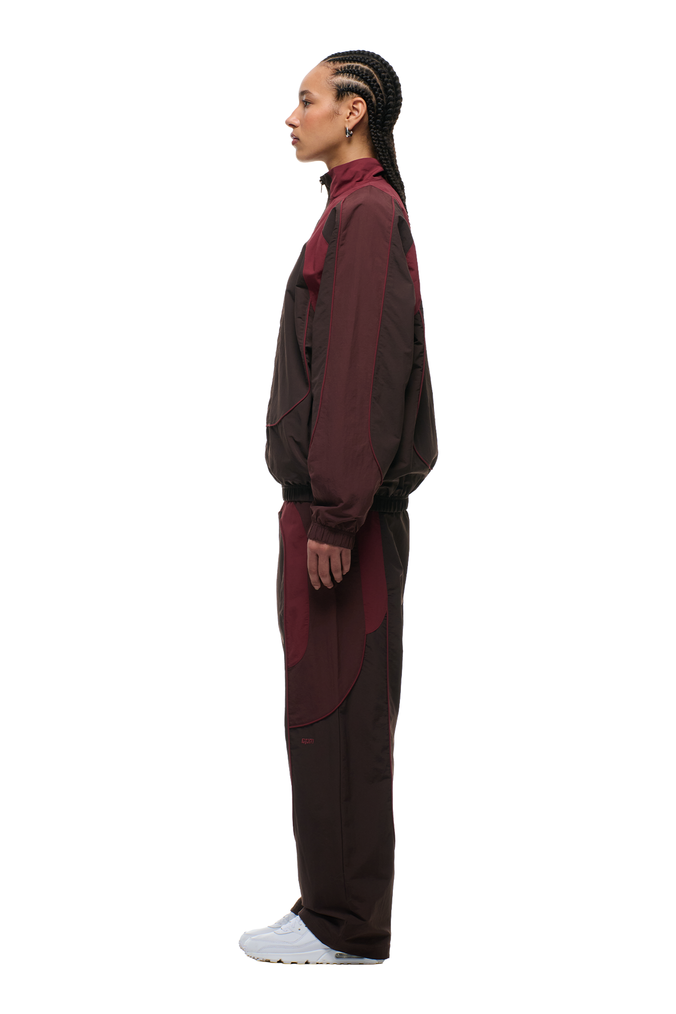 EVERYDAY TRACK JACKET DARK BURGUNDY