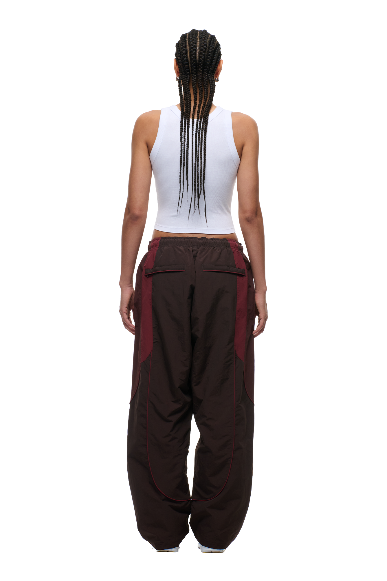 EVERYDAY TRACK PANTS DARK BURGUNDY