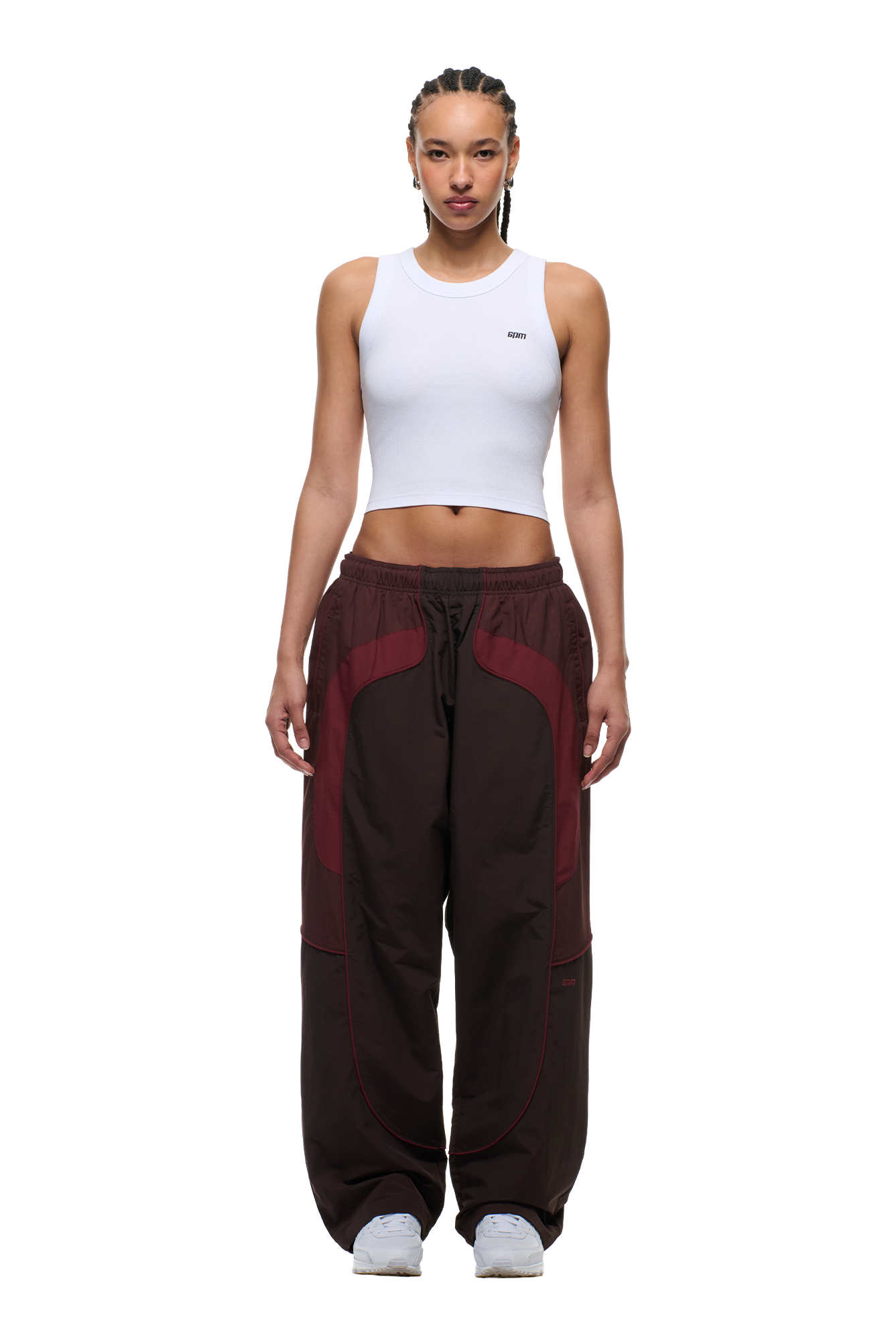EVERYDAY TRACK PANTS DARK BURGUNDY