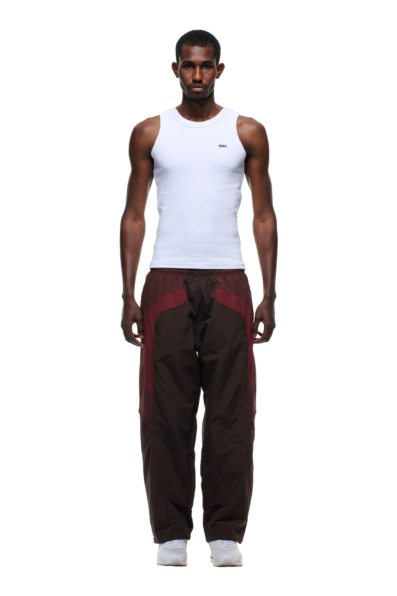 EVERYDAY TRACK PANTS DARK BURGUNDY