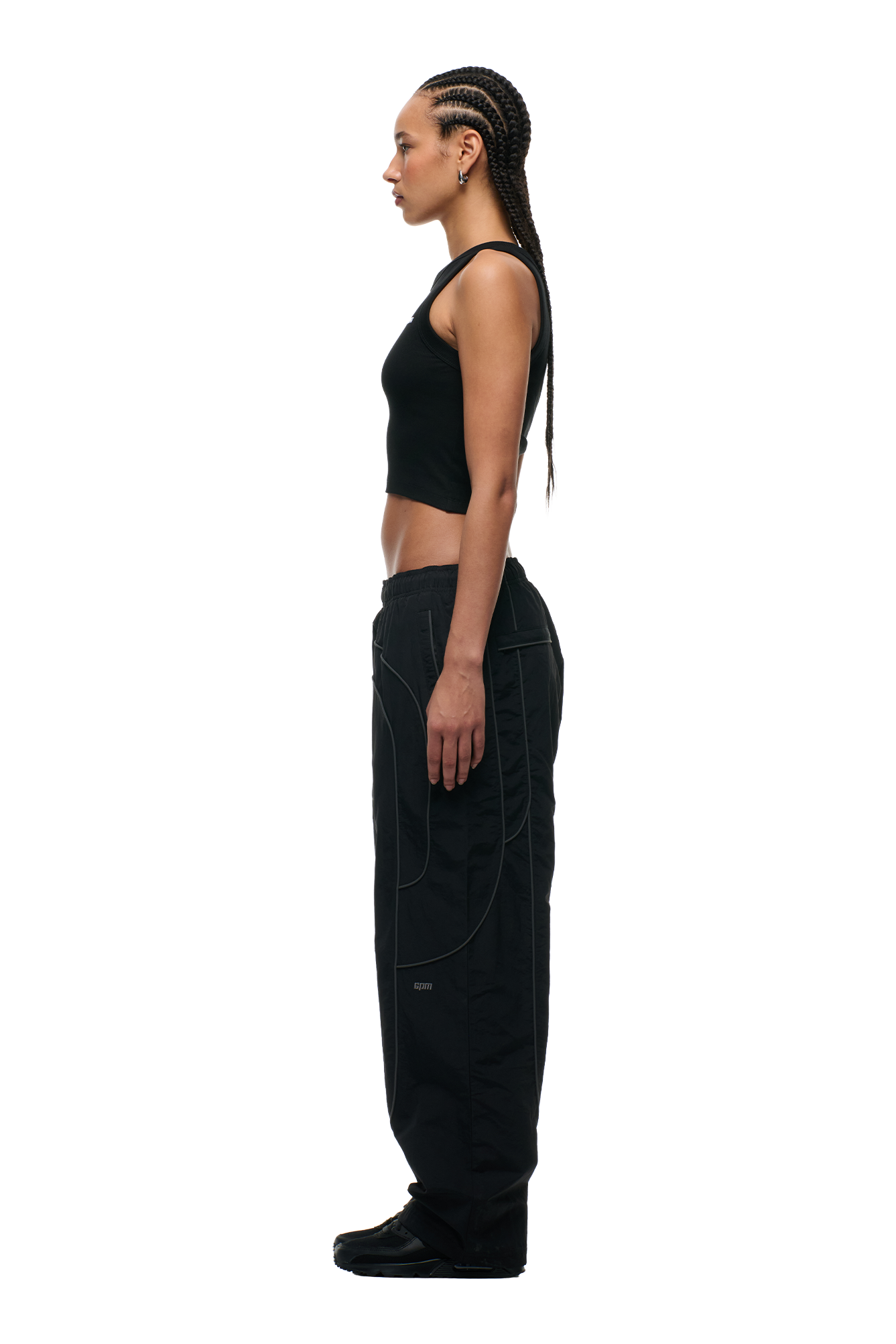 SOLID EVERYDAY TRACK PANTS BLACK